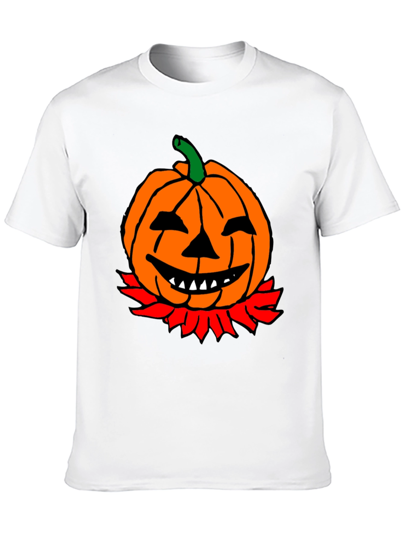 Pumpkin Graphic Tee - Halloween T-Shirt