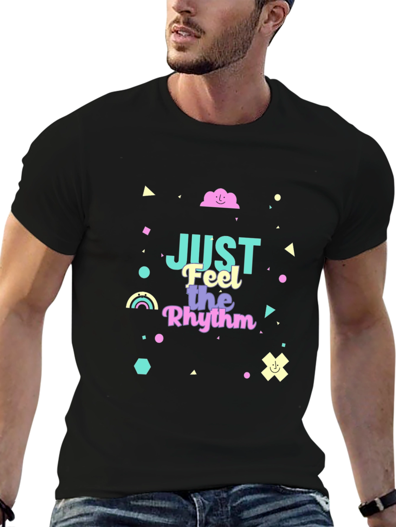 Just Feel the Rhythm Graphic T-Shirt