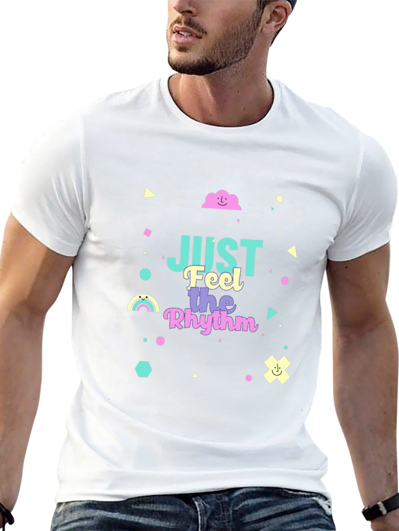 Just Feel the Rhythm Graphic T-Shirt