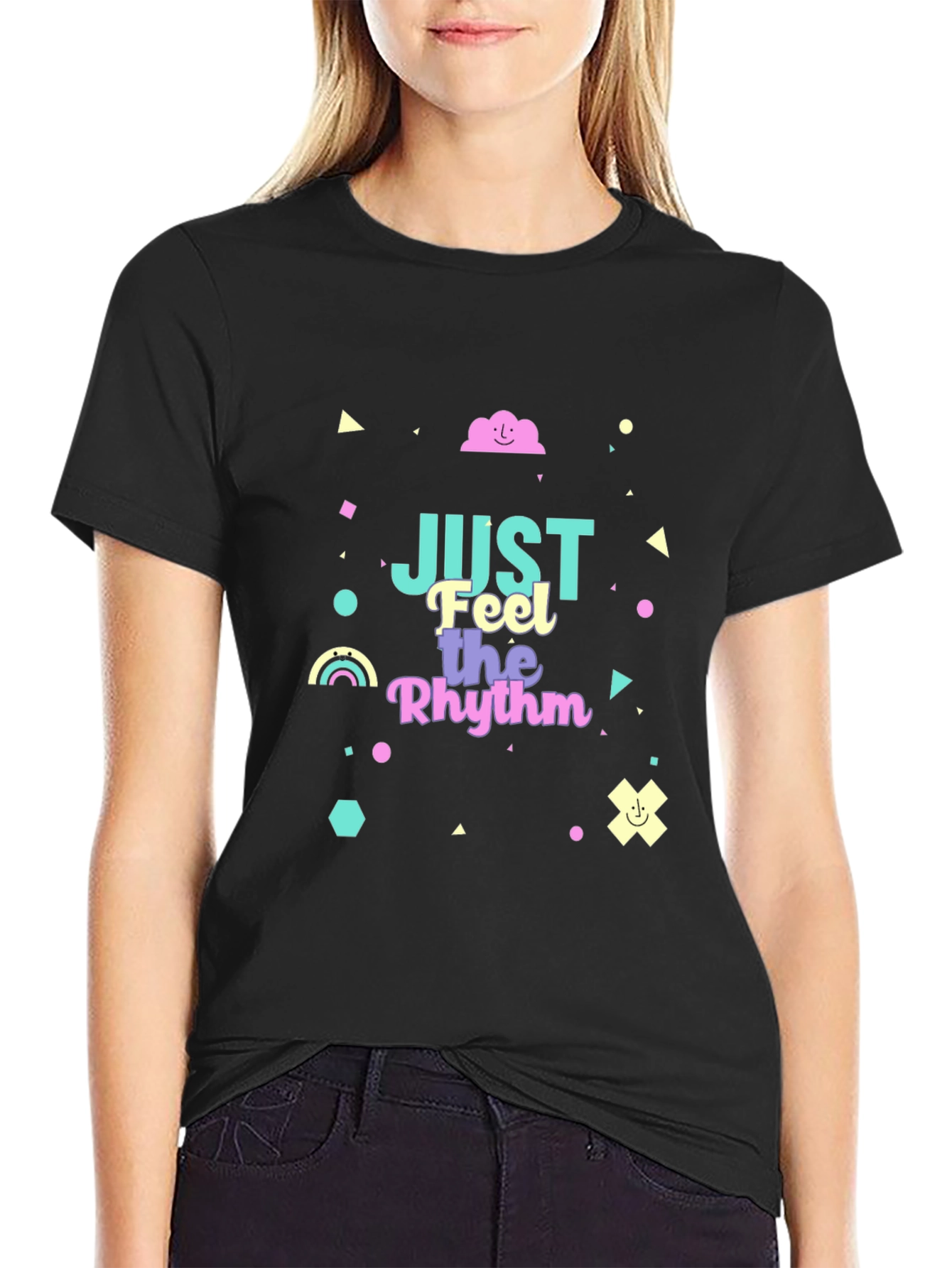 Just Feel the Rhythm Graphic T-Shirt