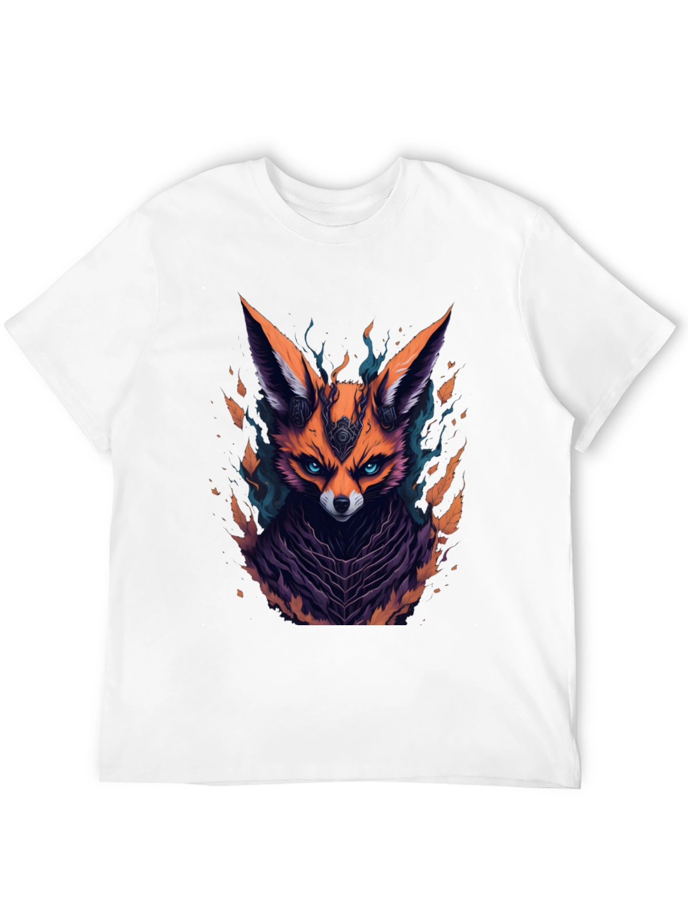 Mystic Fox Graphic Tee - Mens Black T-Shirt