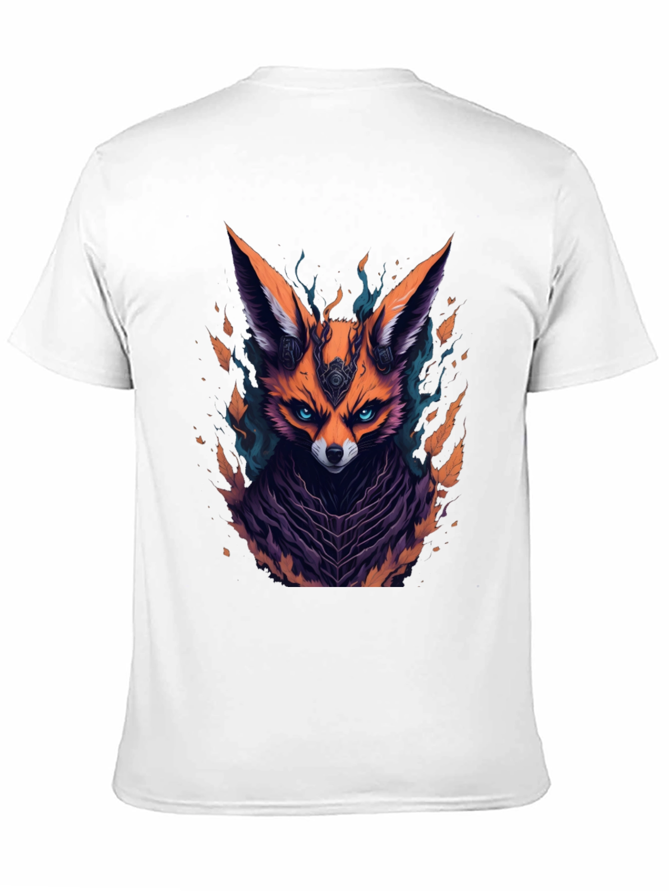Mystic Fox Graphic Tee - Mens Black T-Shirt