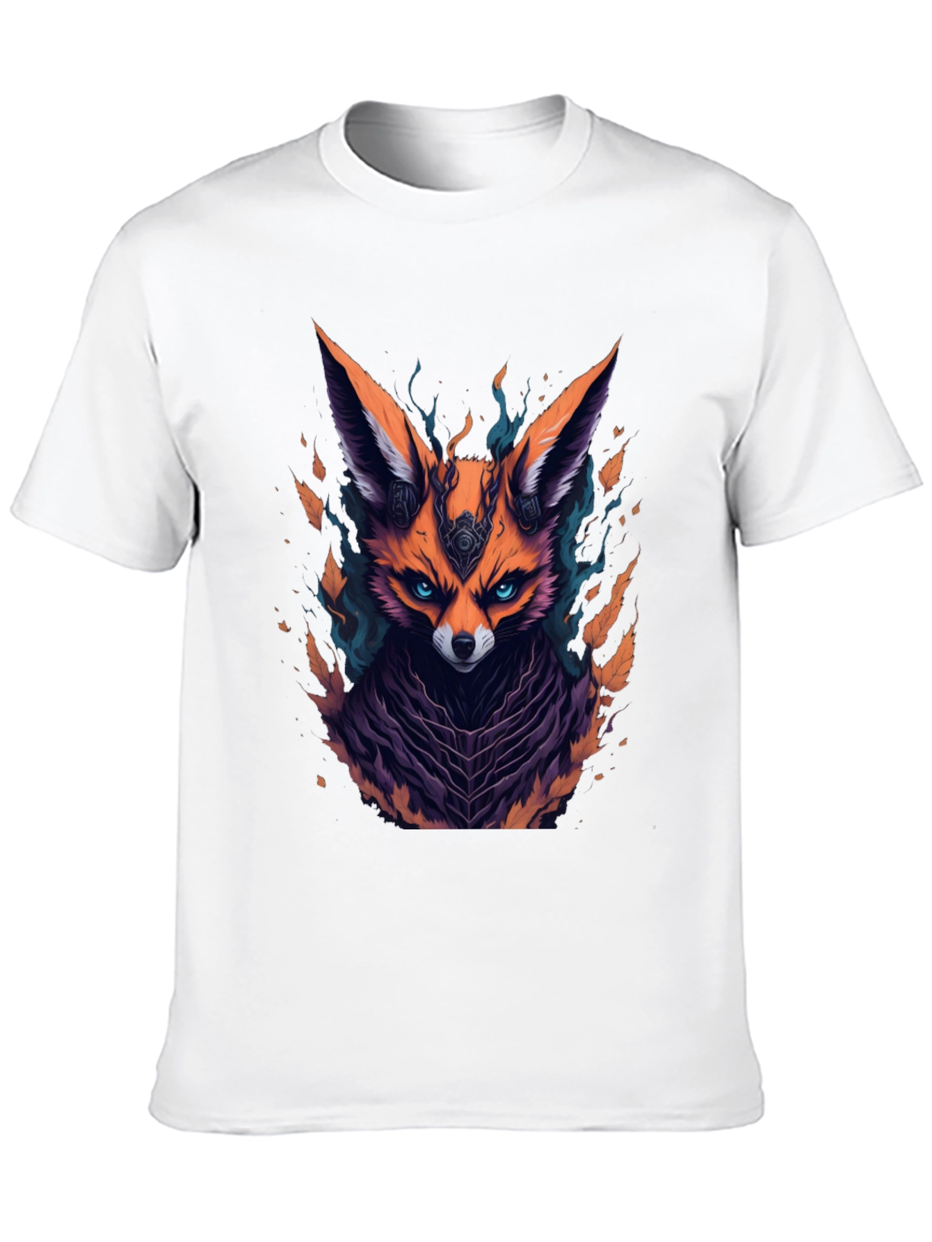 Mystic Fox Graphic Tee - Mens Black T-Shirt