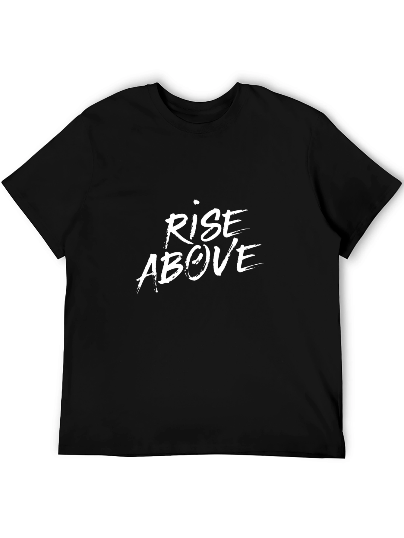 Rise Above Graphic Black T-Shirt