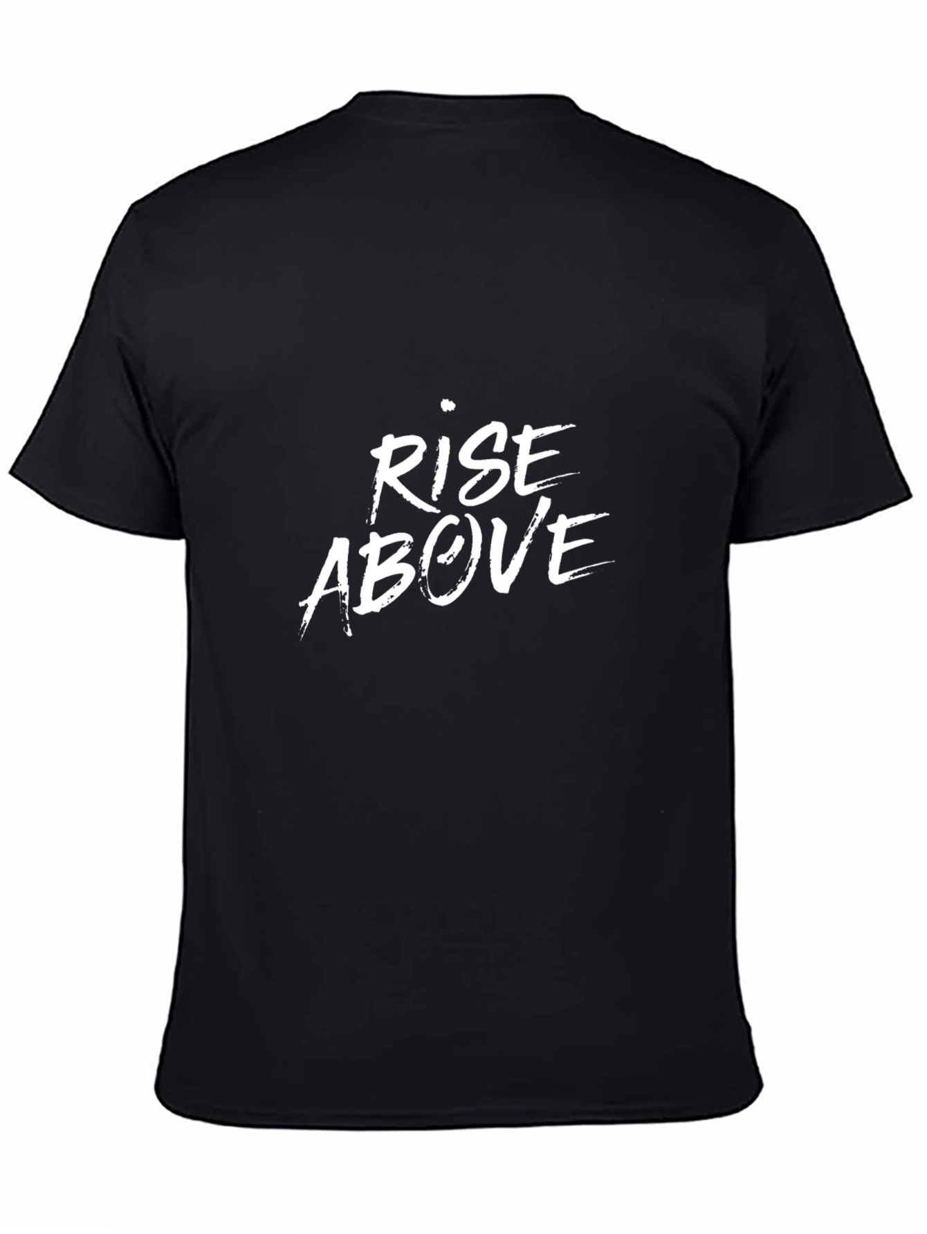 Rise Above Graphic Black T-Shirt
