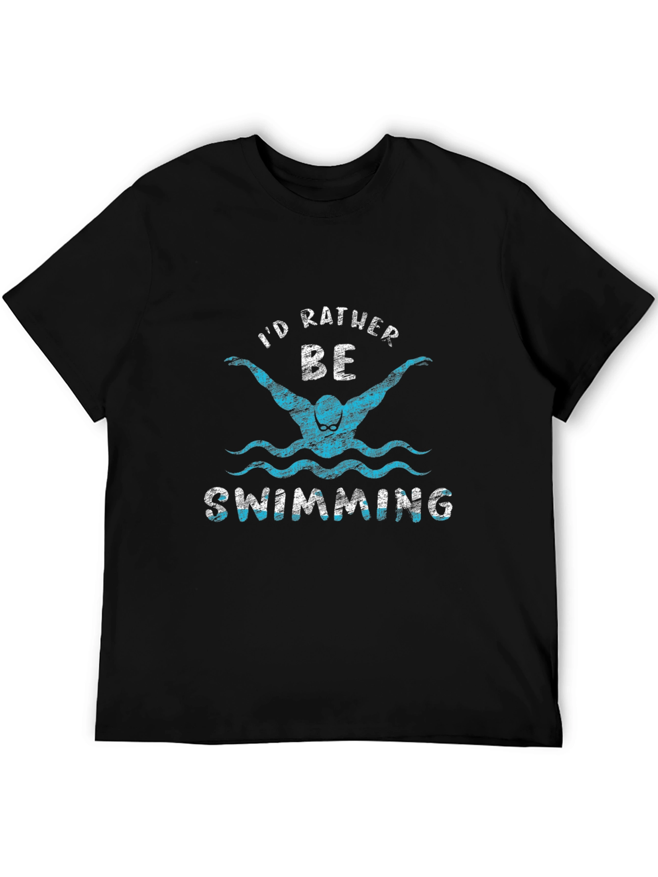 Id Rather Be Swimming Graphic Tee