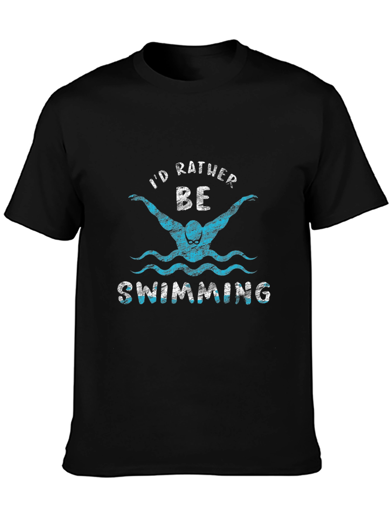 Id Rather Be Swimming Graphic Tee
