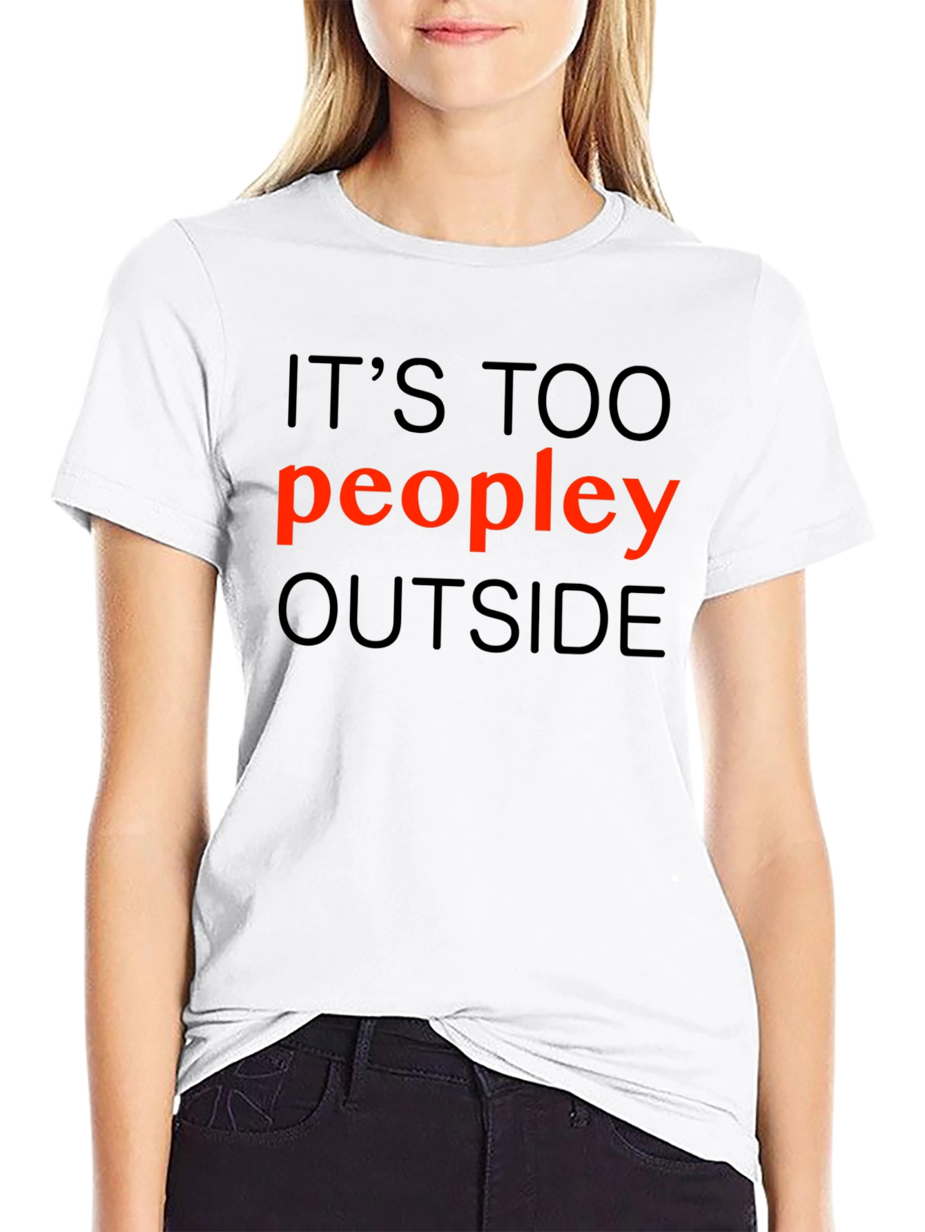 Too Peopley Outside Graphic Tee