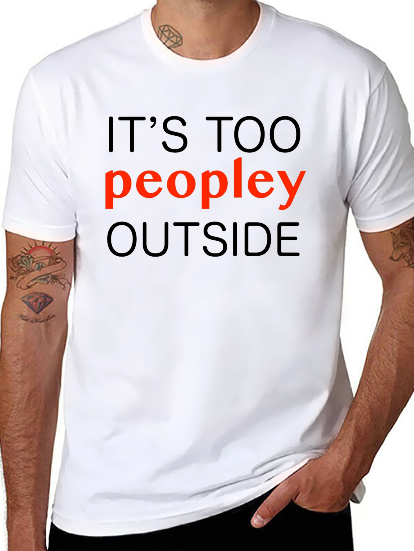 Too Peopley Outside Graphic Tee