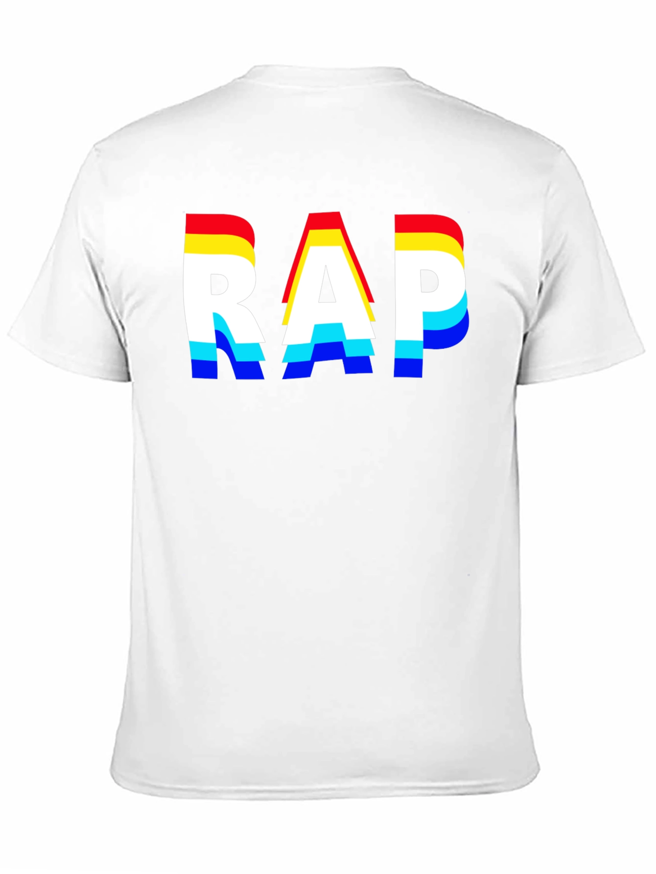 Retro RAP Graphic Tee - Mens Black T-Shirt