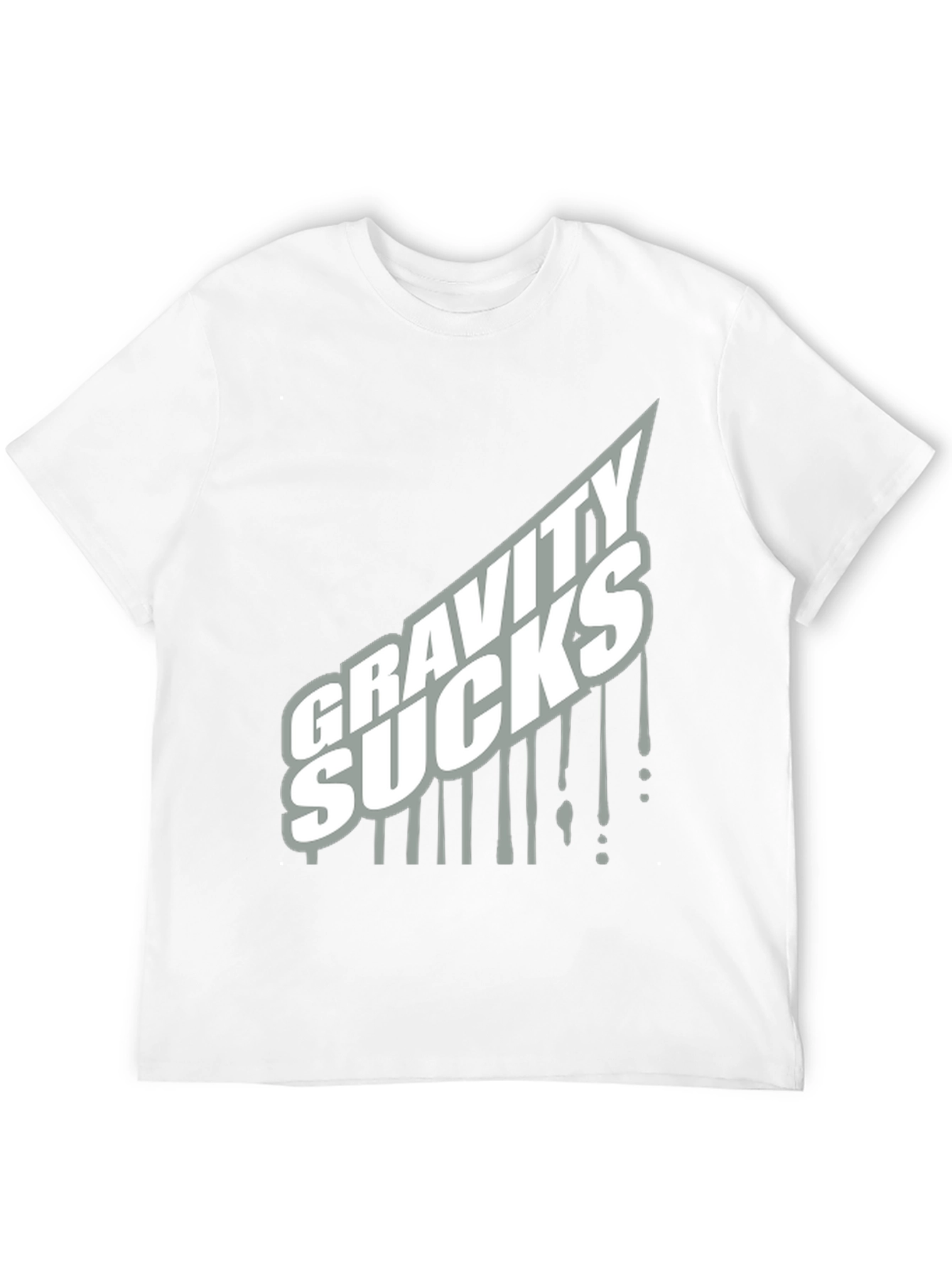 Gravity Sucks Graphic Tee - Black Cotton T-Shirt