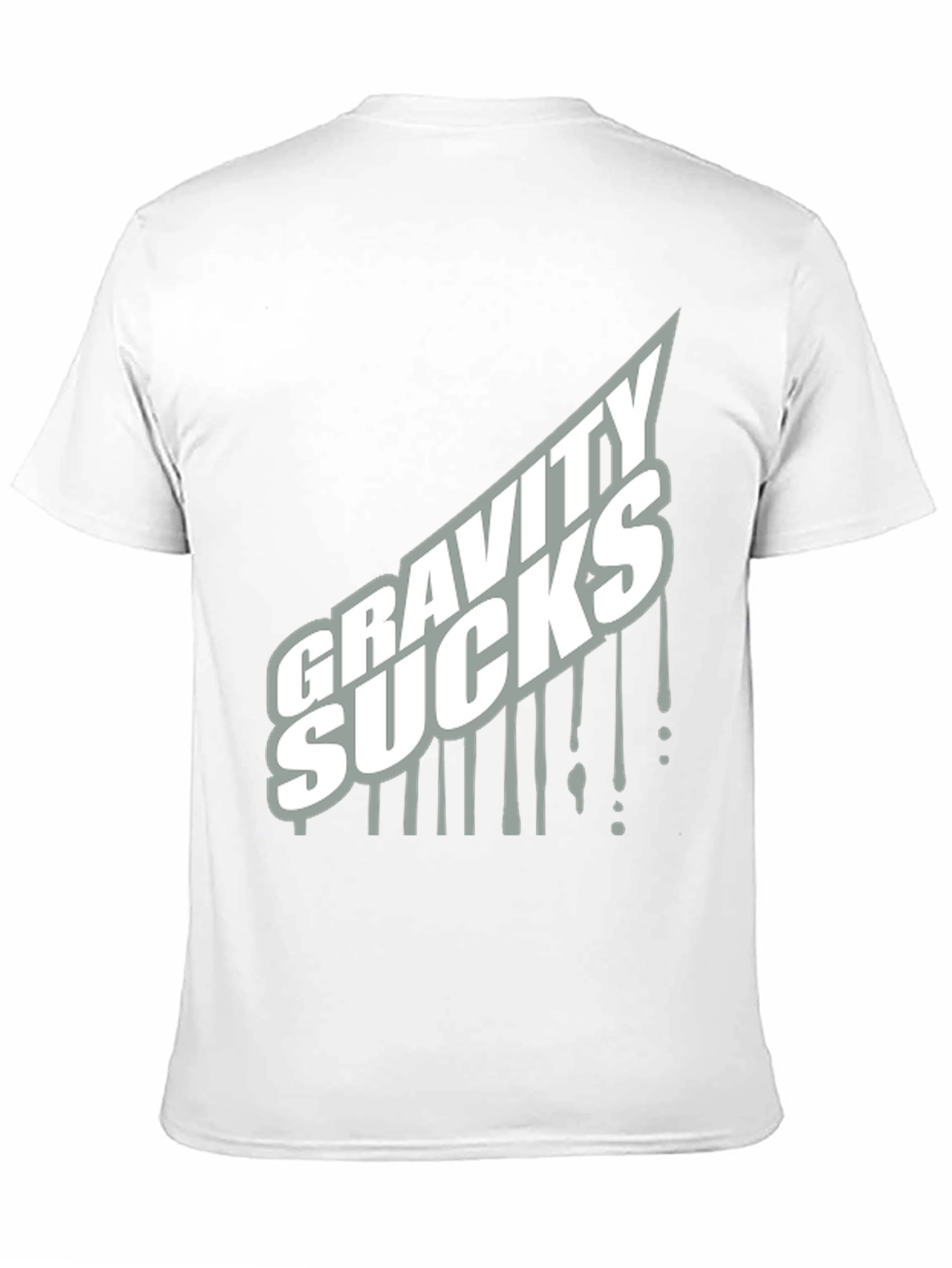 Gravity Sucks Graphic Tee - Black Cotton T-Shirt