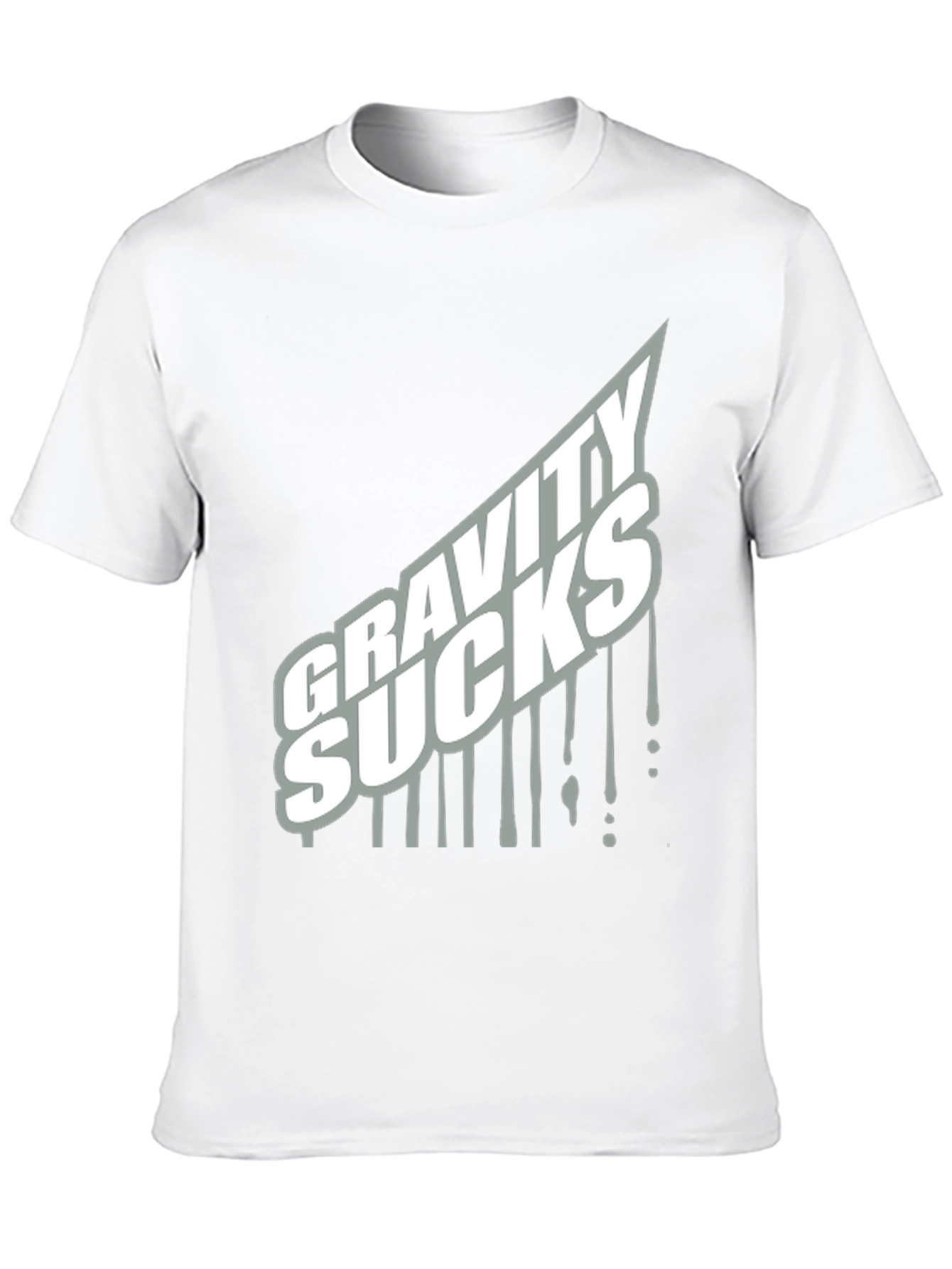 Gravity Sucks Graphic Tee - Black Cotton T-Shirt