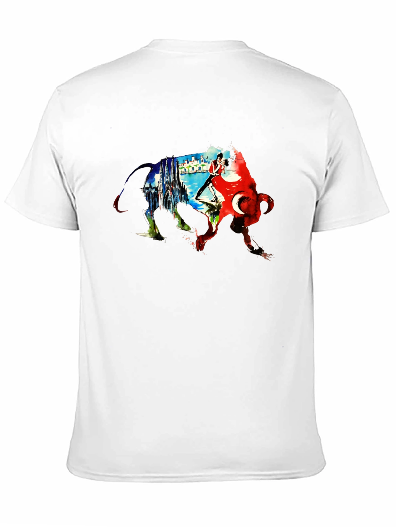 Bull Silhouette Istanbul T-Shirt