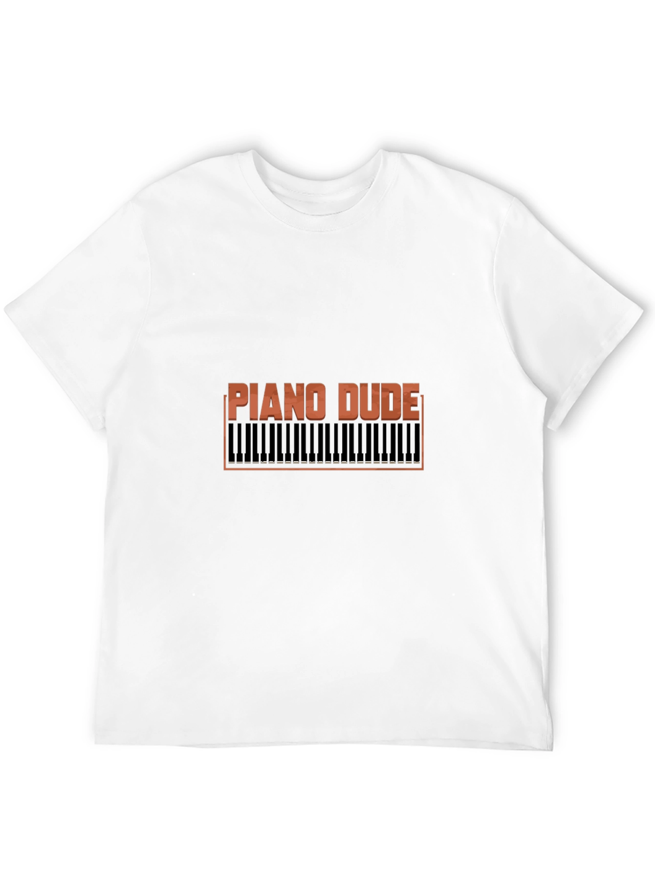 Piano Dude Graphic T-Shirt Musician Tee