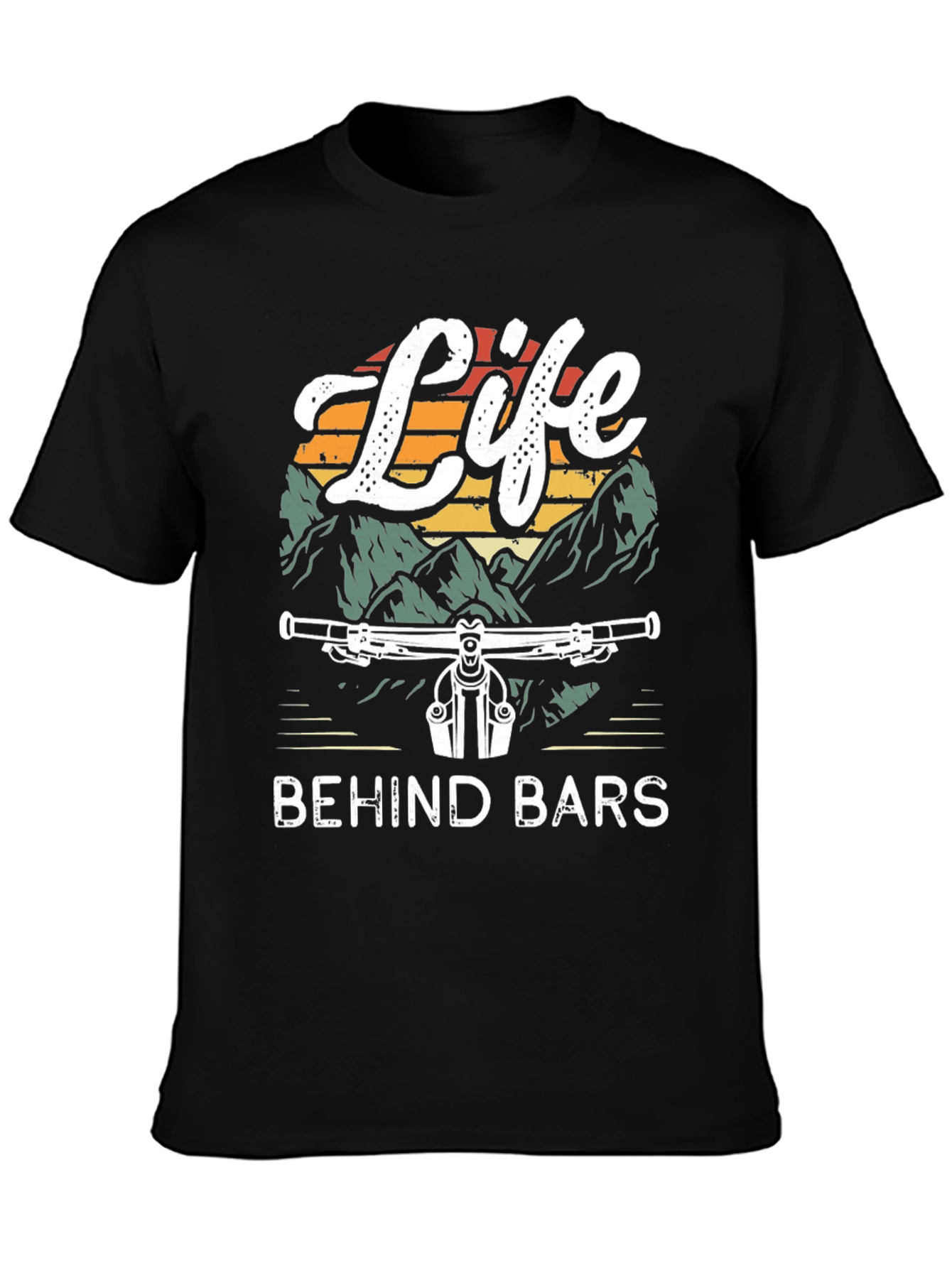 Life Behind Bars Graphic Tee - Mountain Bike T-Shirt