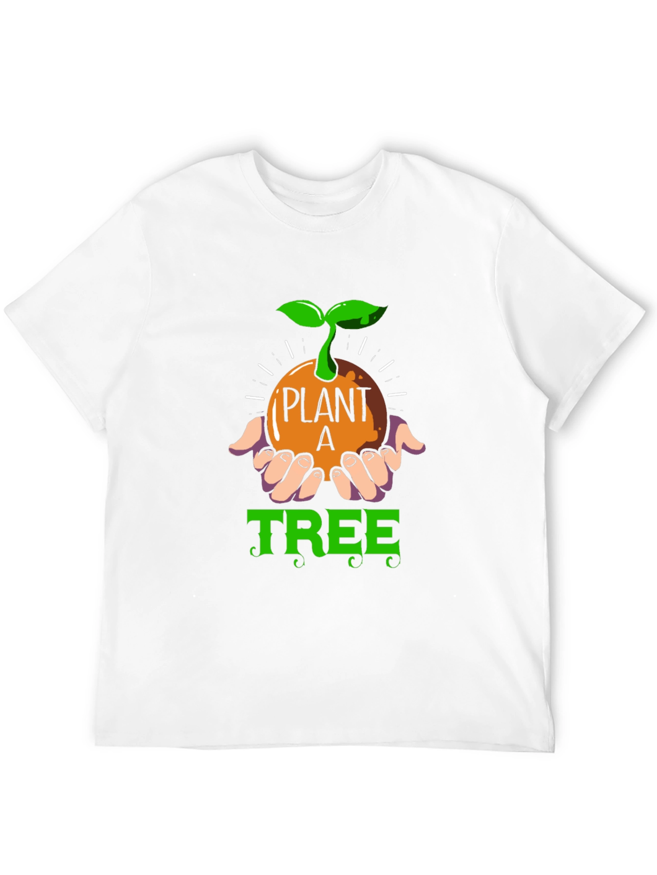 Plant a Tree Graphic Tee - Eco-Friendly Cotton Blend