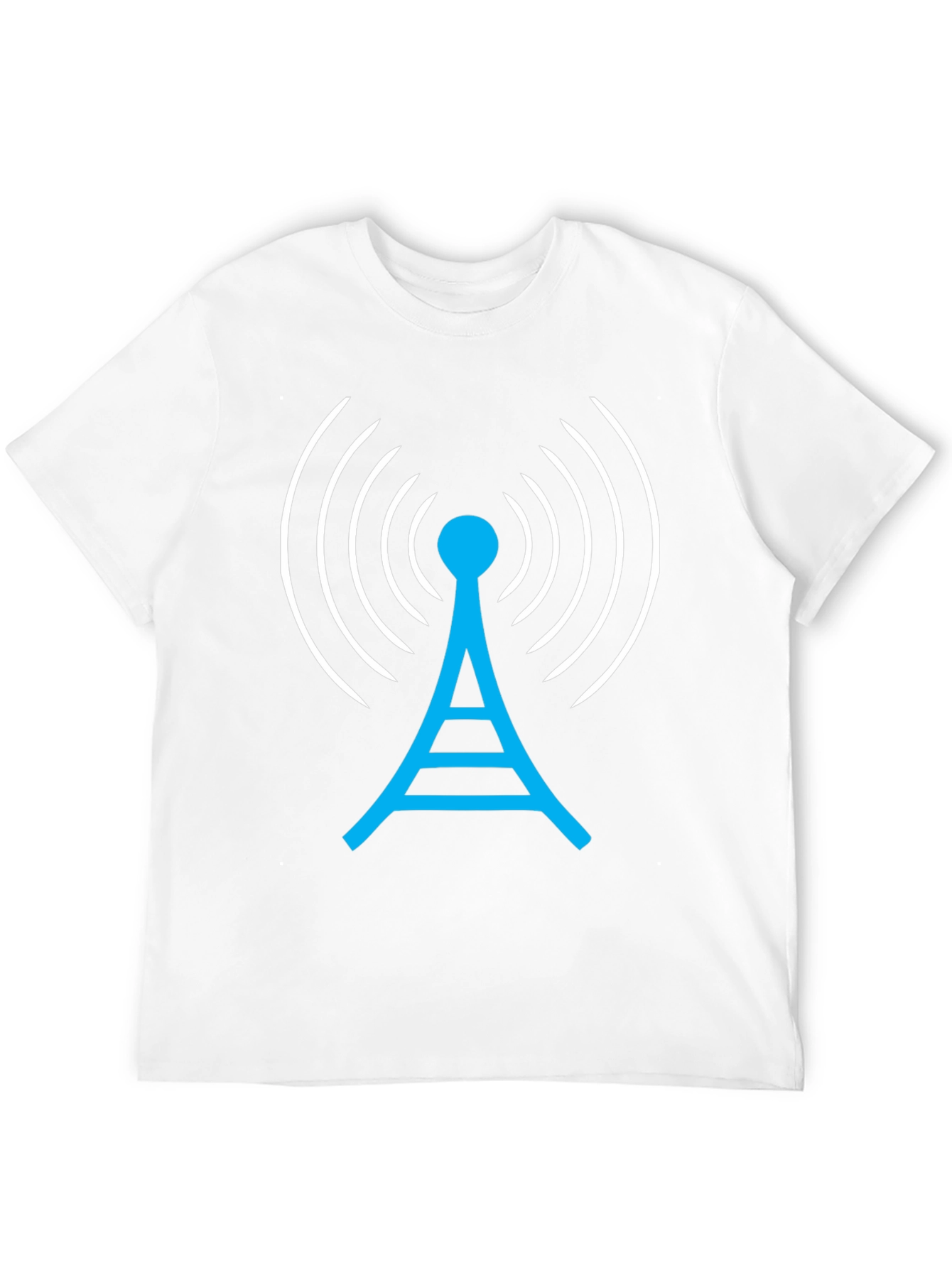 Antenna Graphic T-Shirt - Communication Signal Design