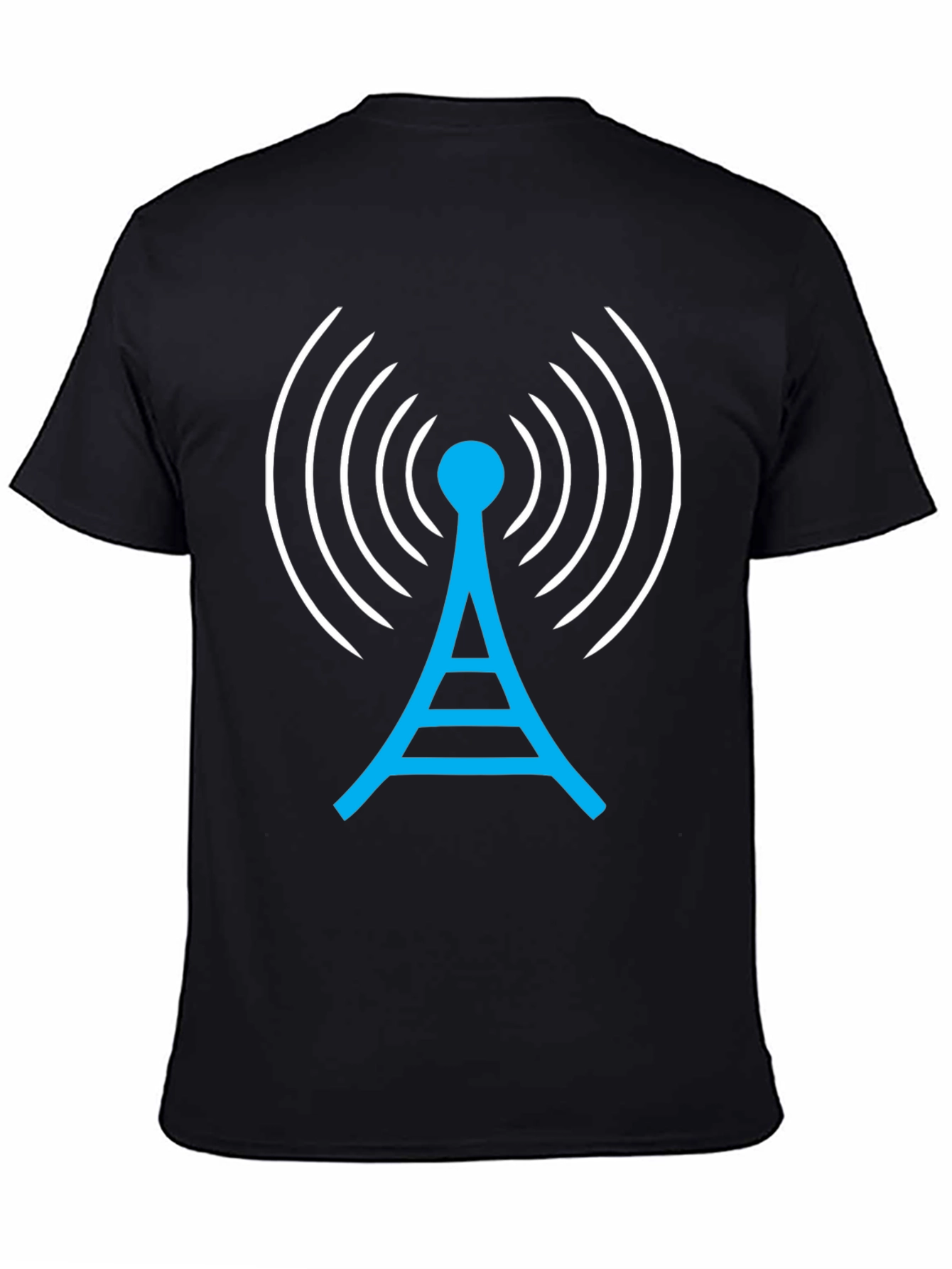 Antenna Graphic T-Shirt - Communication Signal Design
