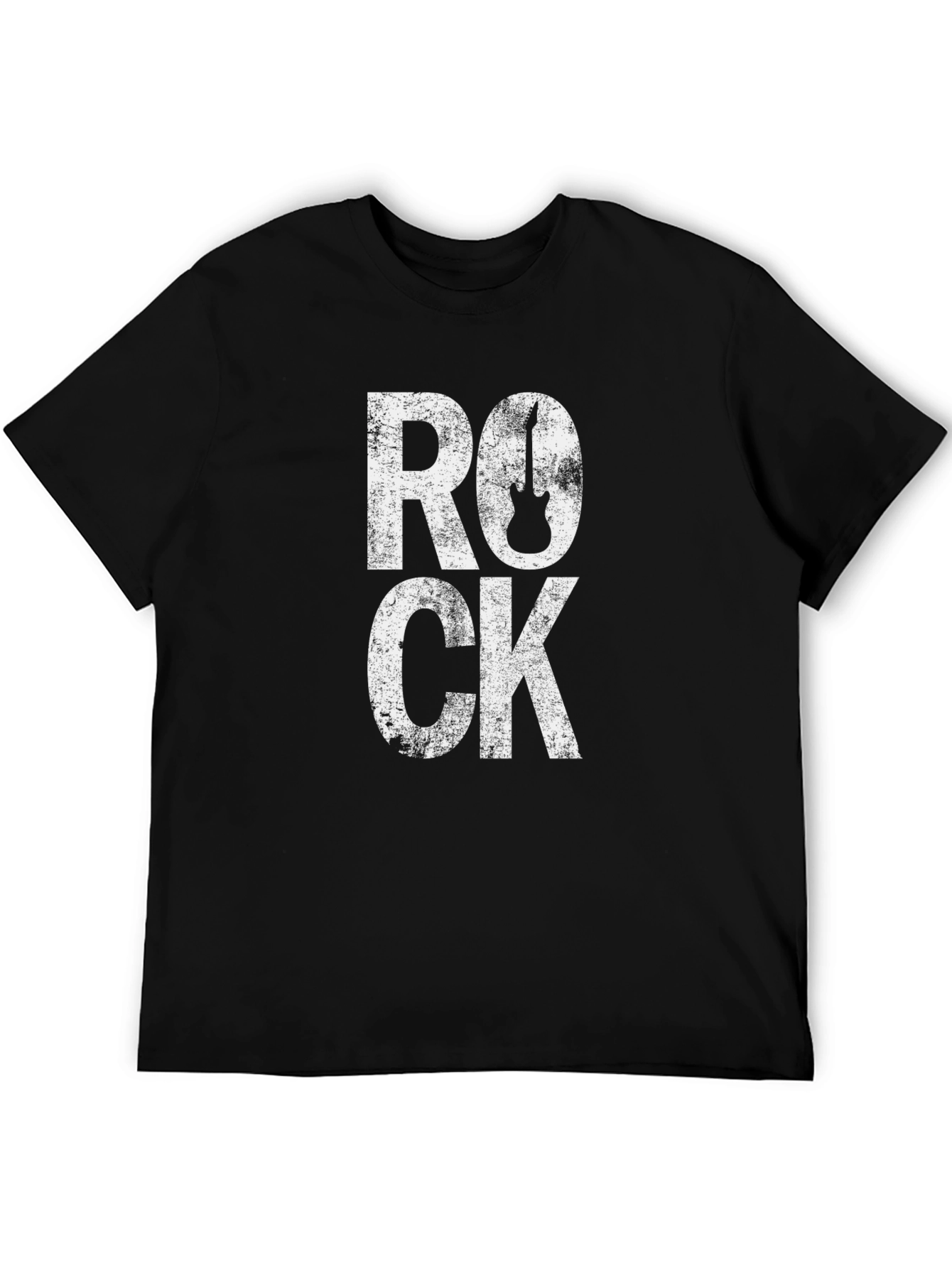 Rock Music Guitar T-Shirt - Black