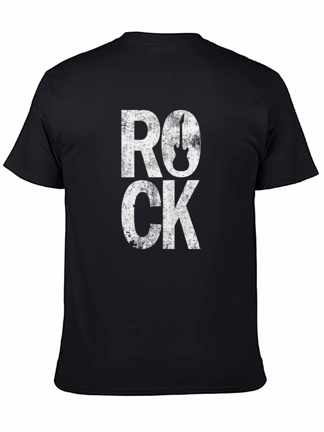 Rock Music Guitar T-Shirt - Black