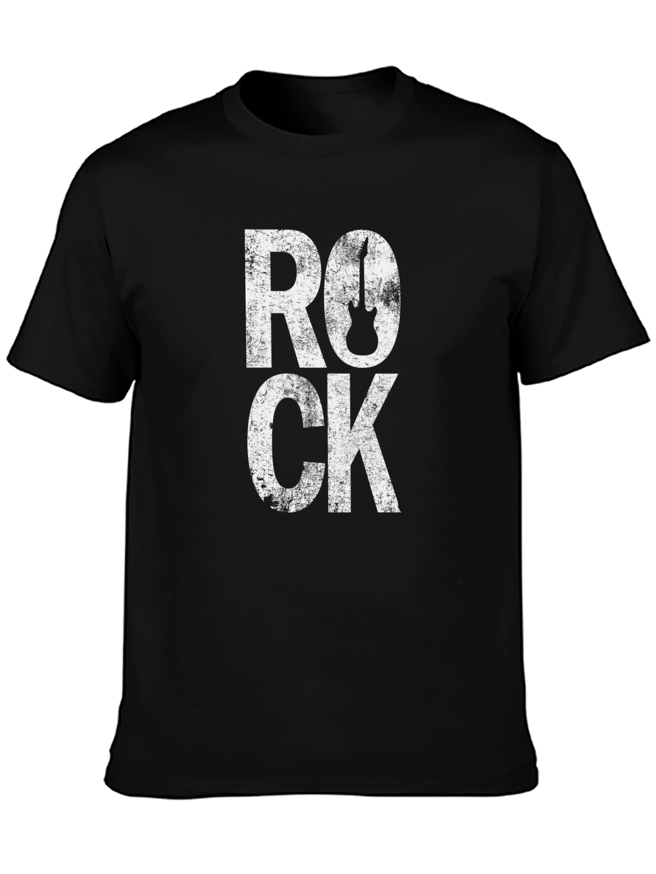 Rock Music Guitar T-Shirt - Black