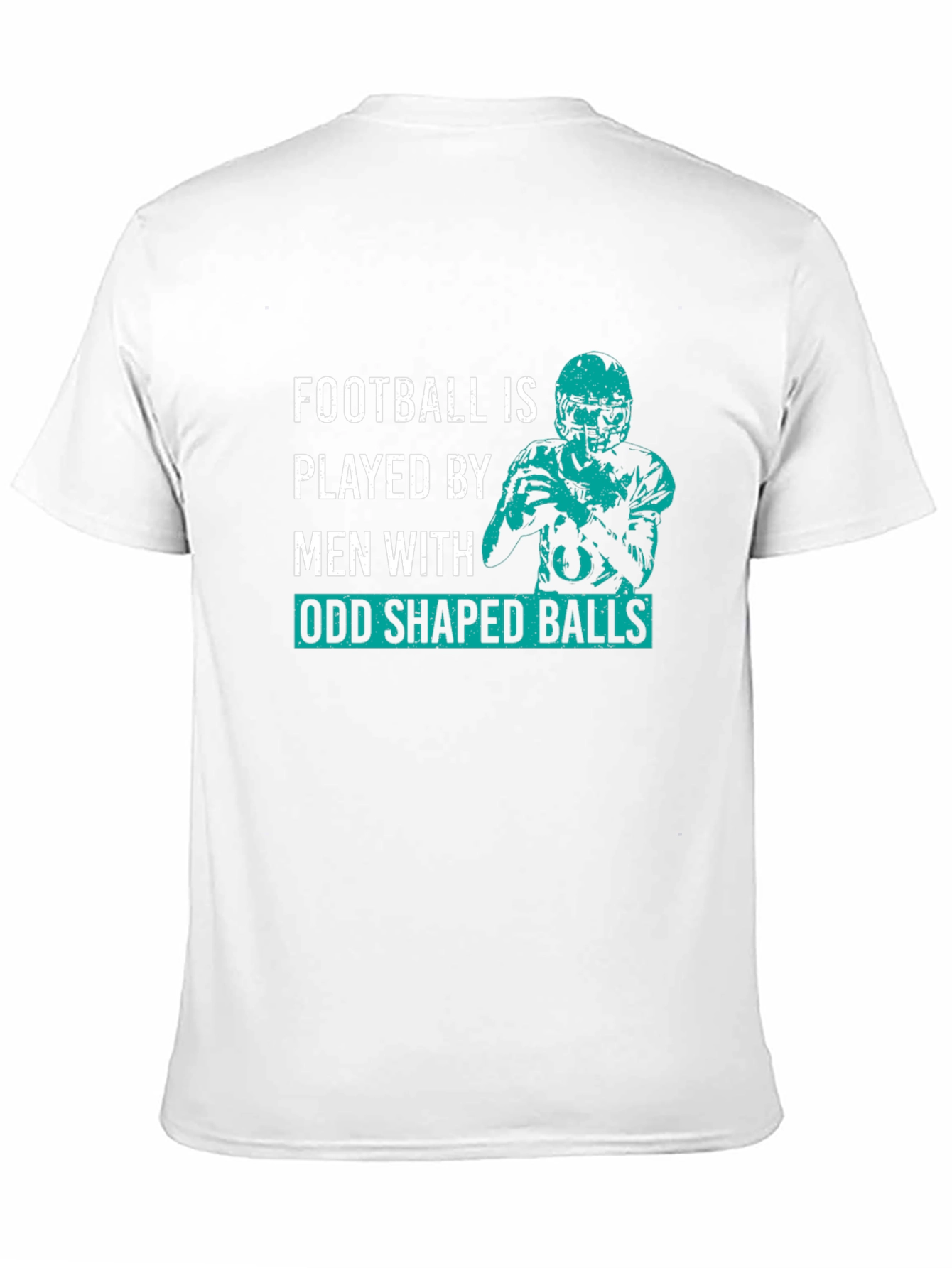 Football Odd Shaped Balls Graphic T-Shirt