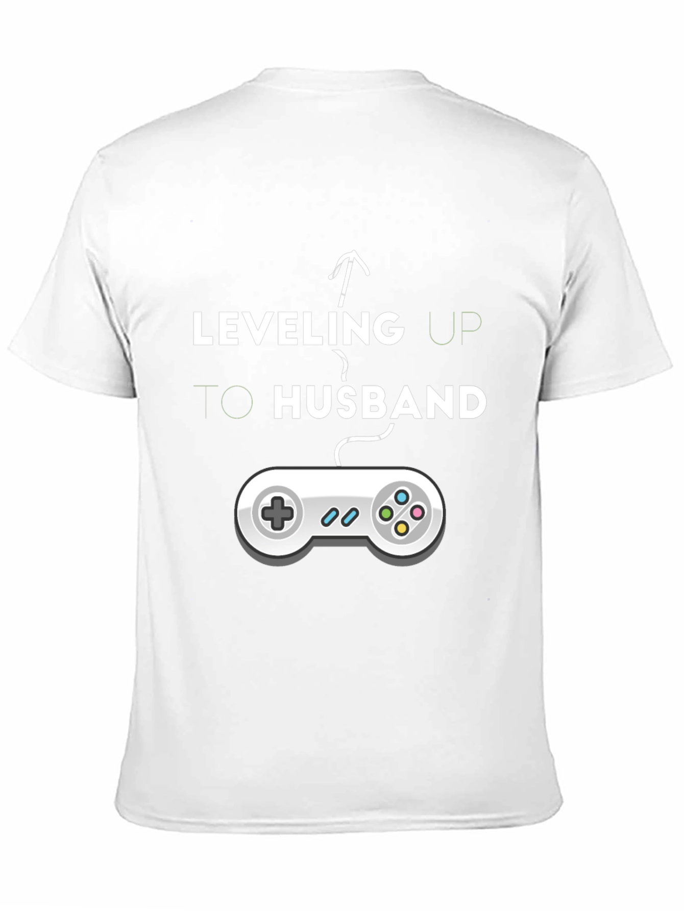 Leveling Up to Husband T-Shirt - Gamer Groom Tee