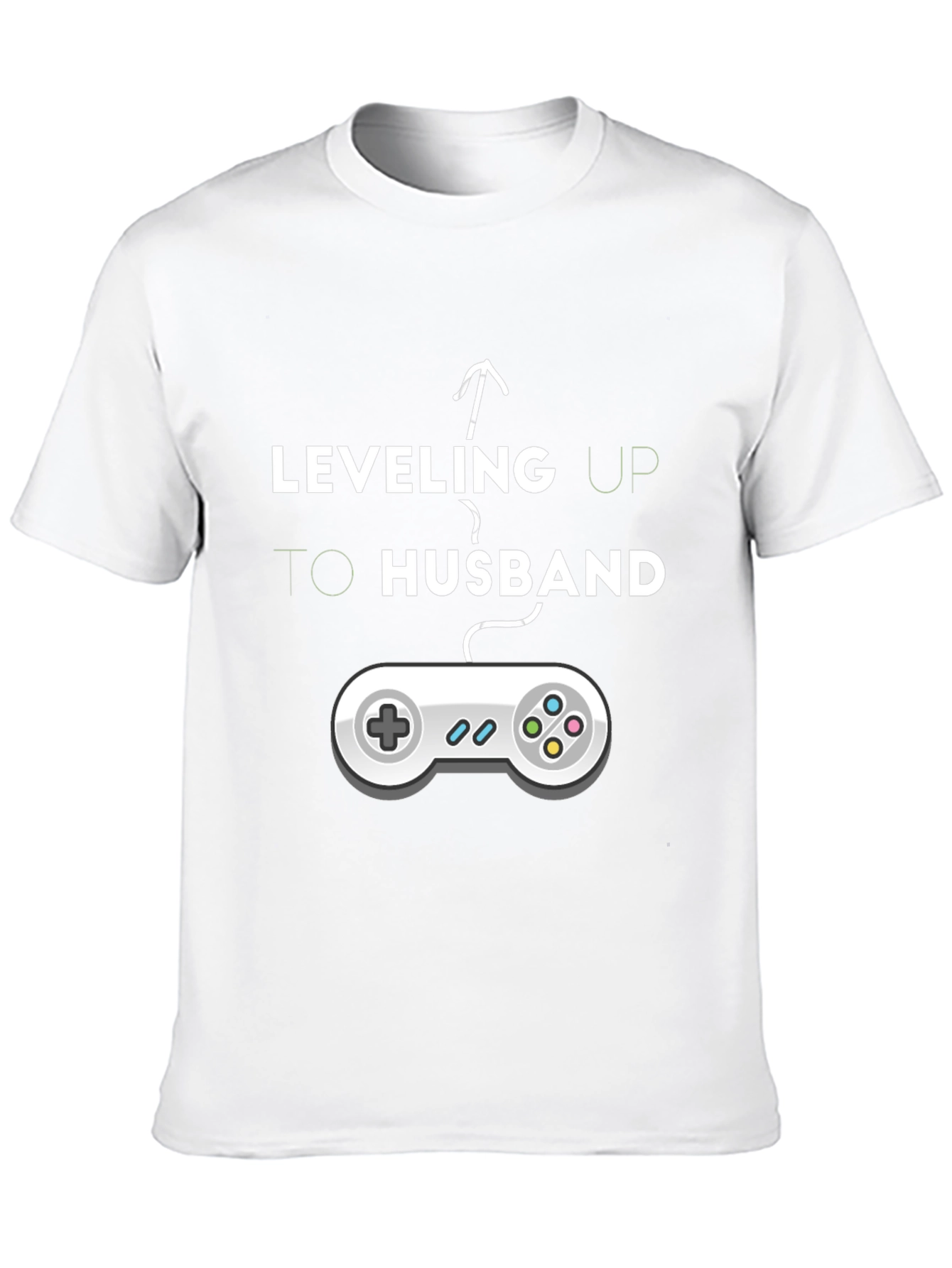 Leveling Up to Husband T-Shirt - Gamer Groom Tee