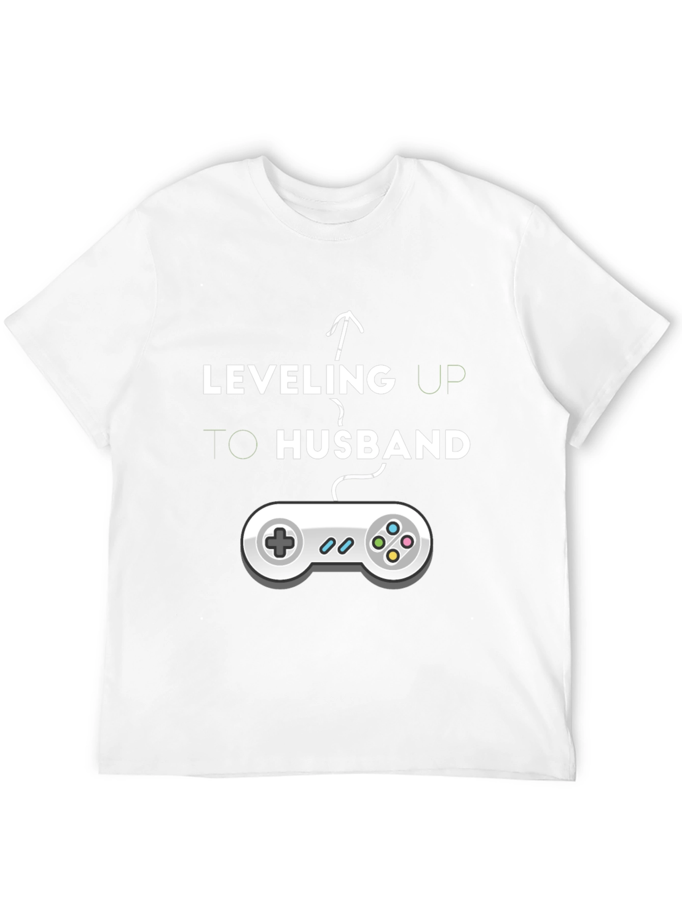 Leveling Up to Husband T-Shirt - Gamer Groom Tee