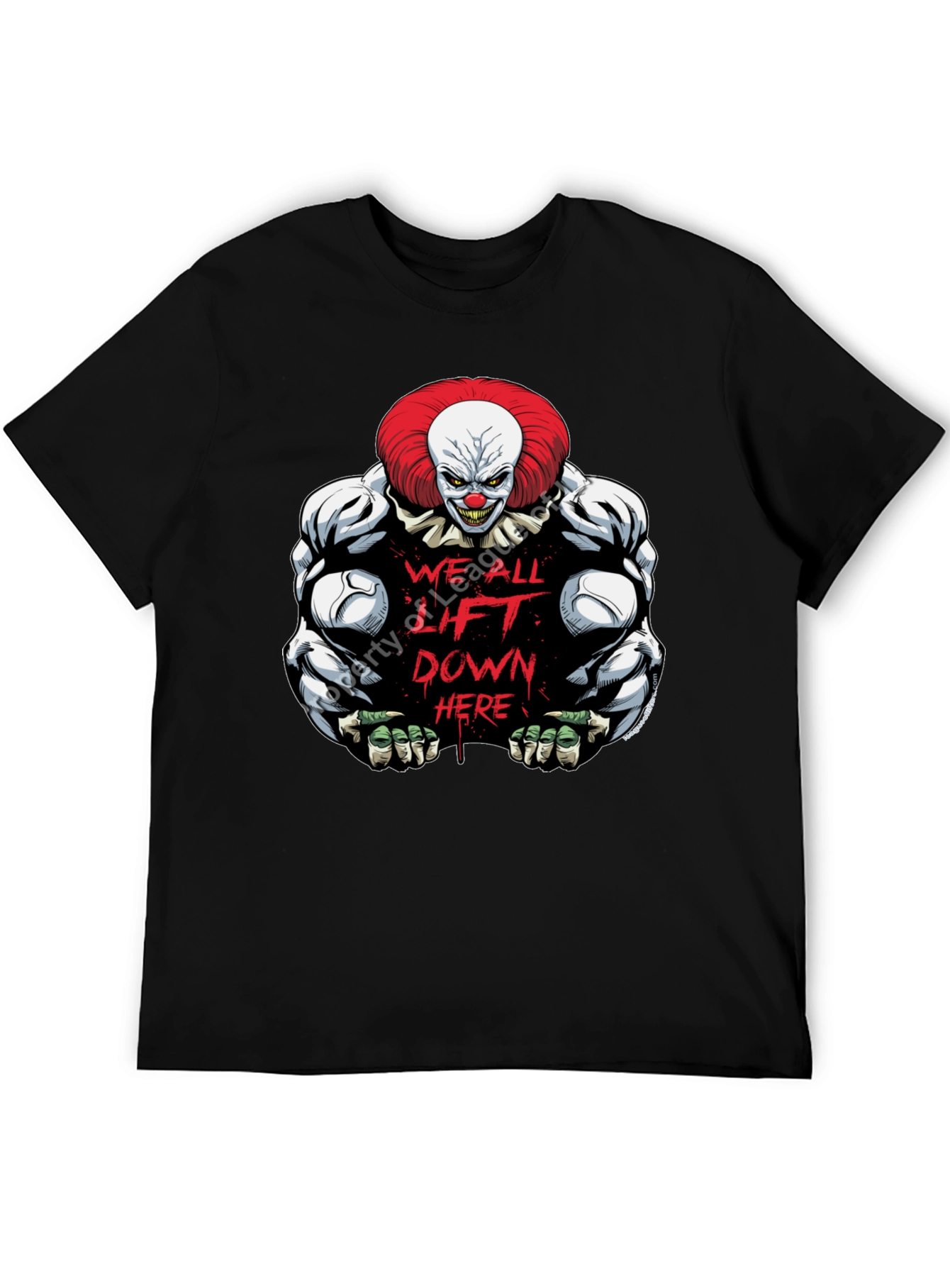 Clown Pennywise Graphic T-Shirt - Lift Down Here