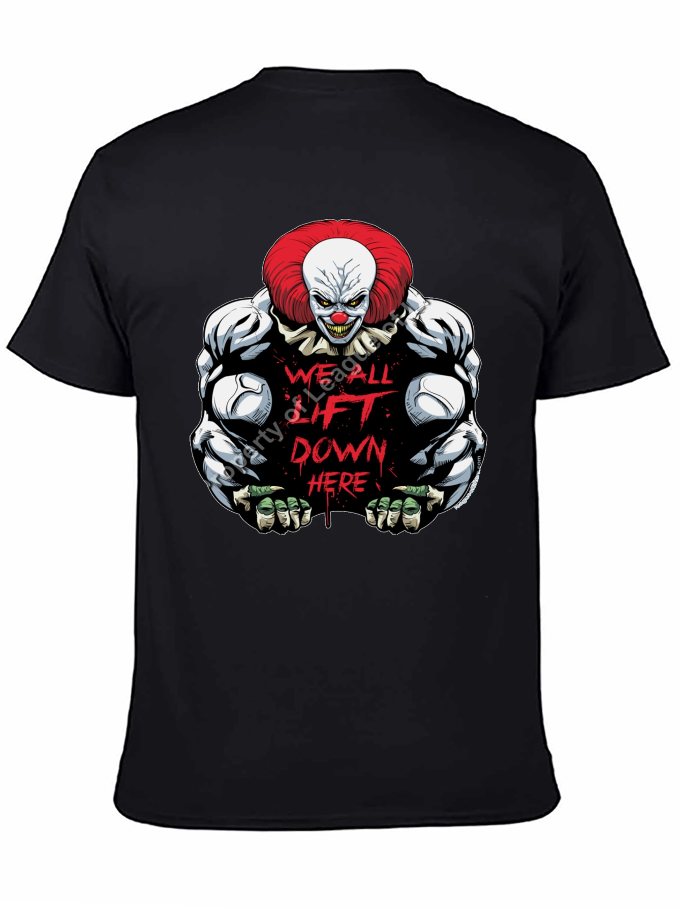 Clown Pennywise Graphic T-Shirt - Lift Down Here