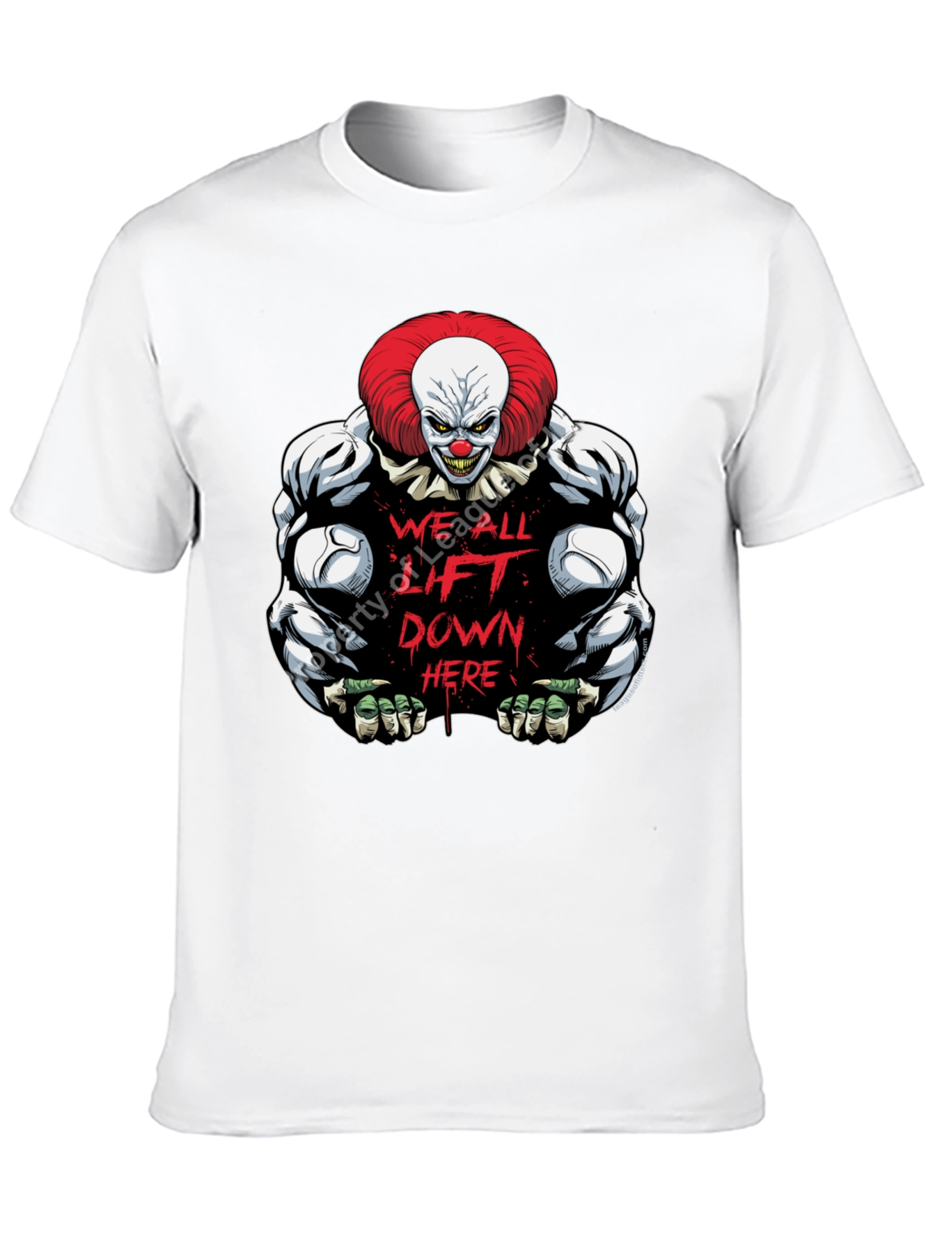 Clown Pennywise Graphic T-Shirt - Lift Down Here