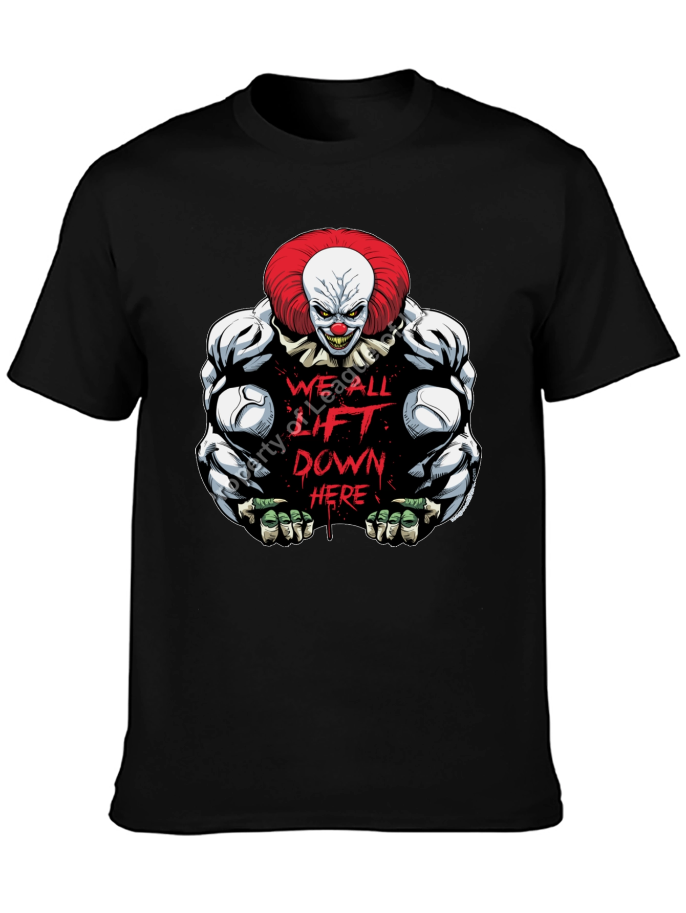 Clown Pennywise Graphic T-Shirt - Lift Down Here