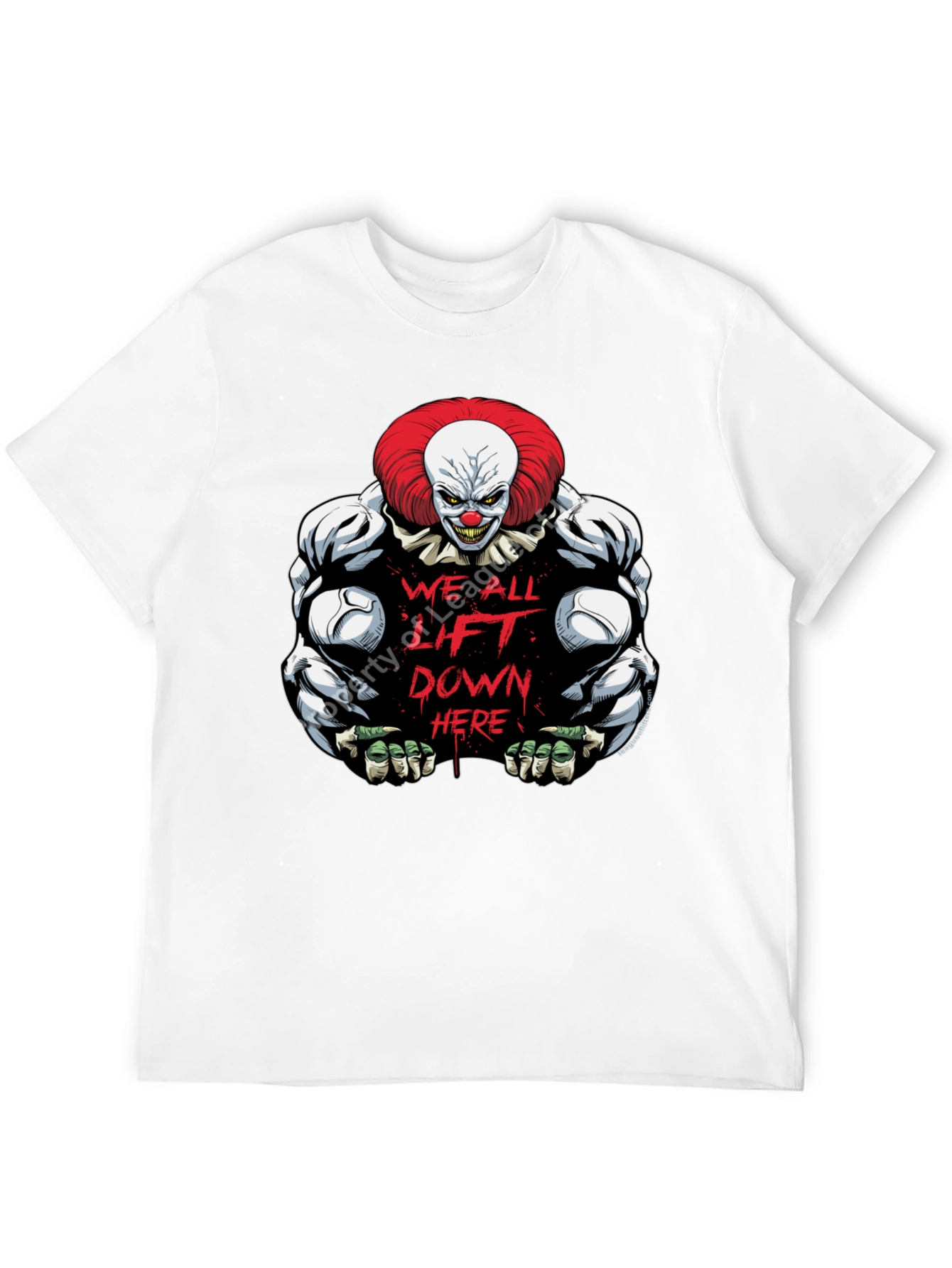 Clown Pennywise Graphic T-Shirt - Lift Down Here
