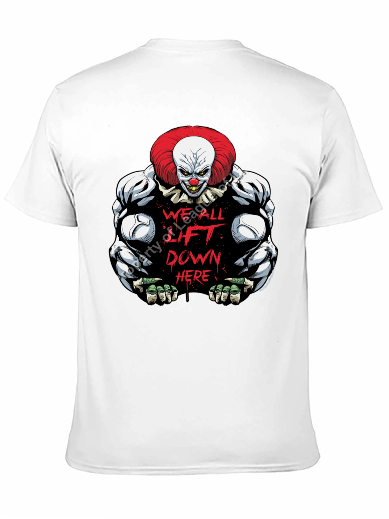 Clown Pennywise Graphic T-Shirt - Lift Down Here