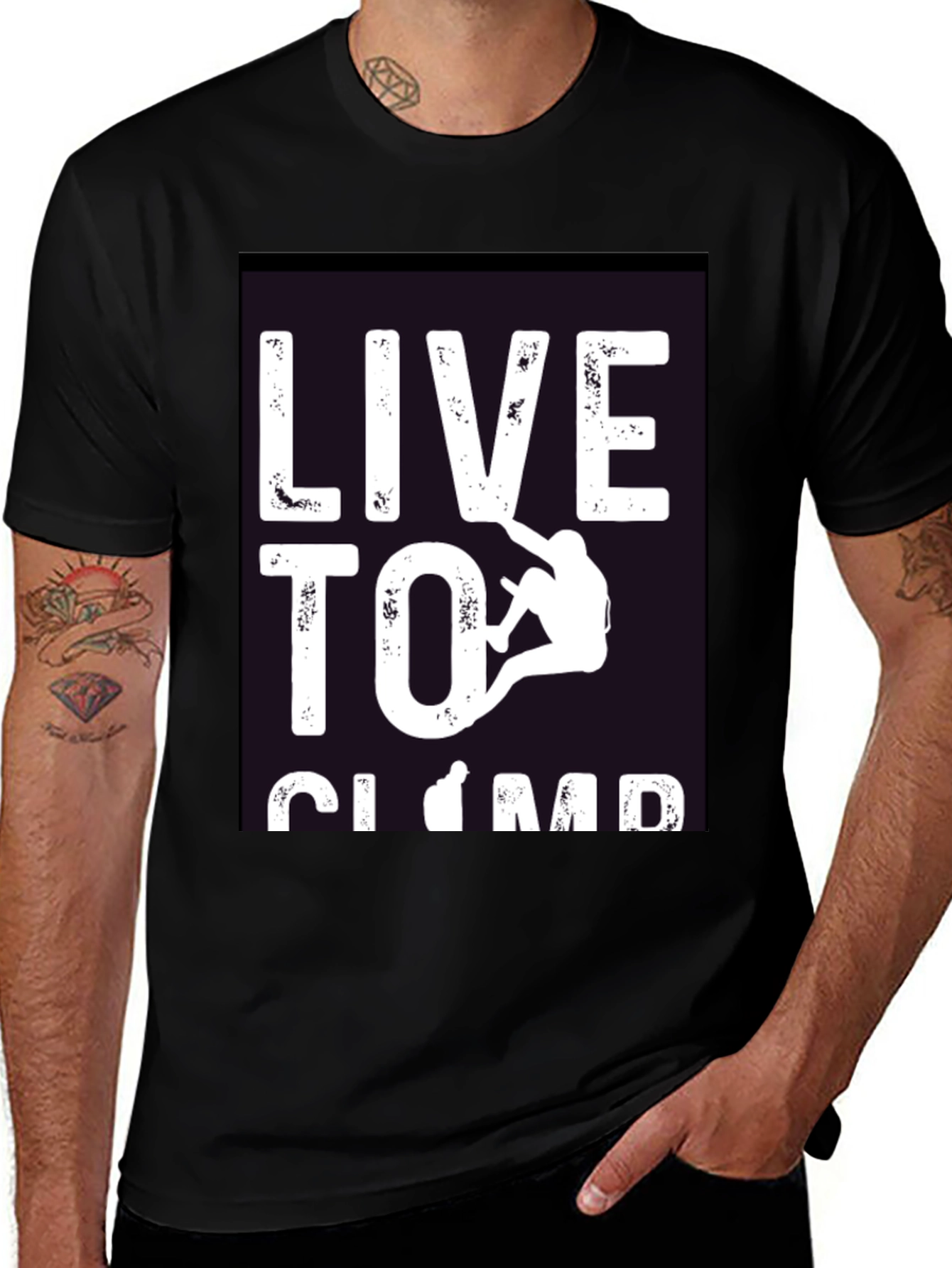 Live to Climb Graphic T-Shirt
