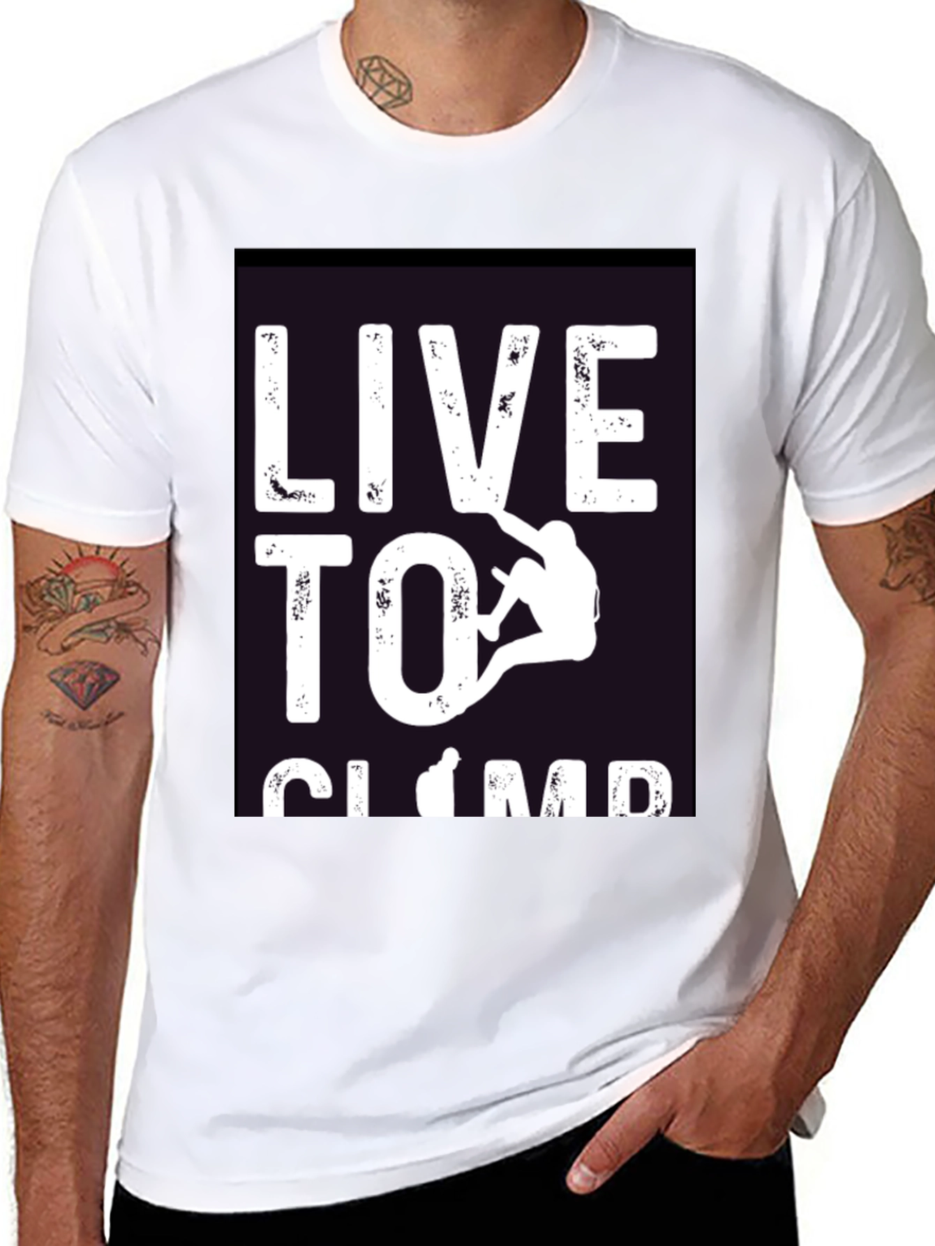 Live to Climb Graphic T-Shirt