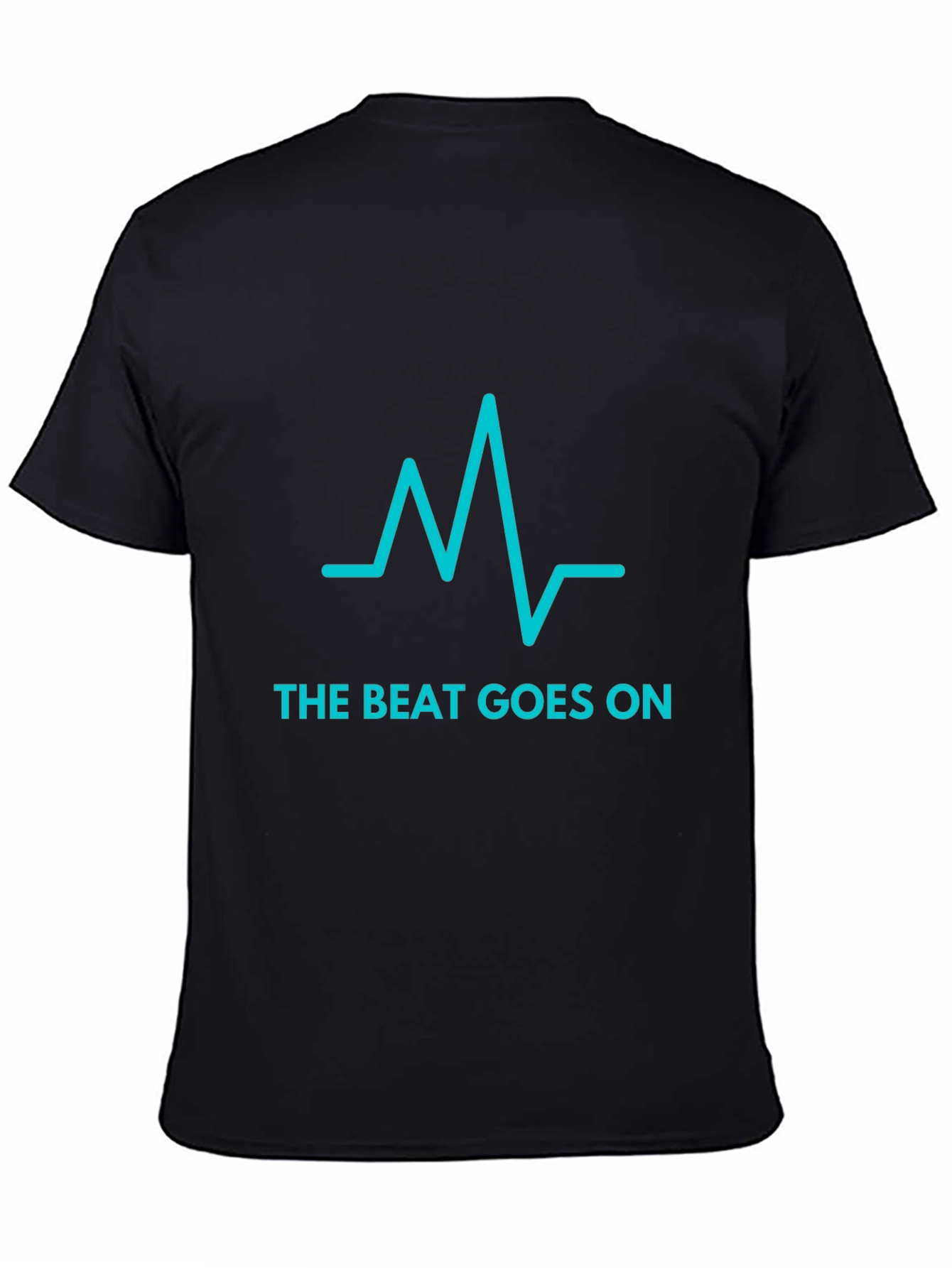 The Beat Goes On Black Graphic Tee