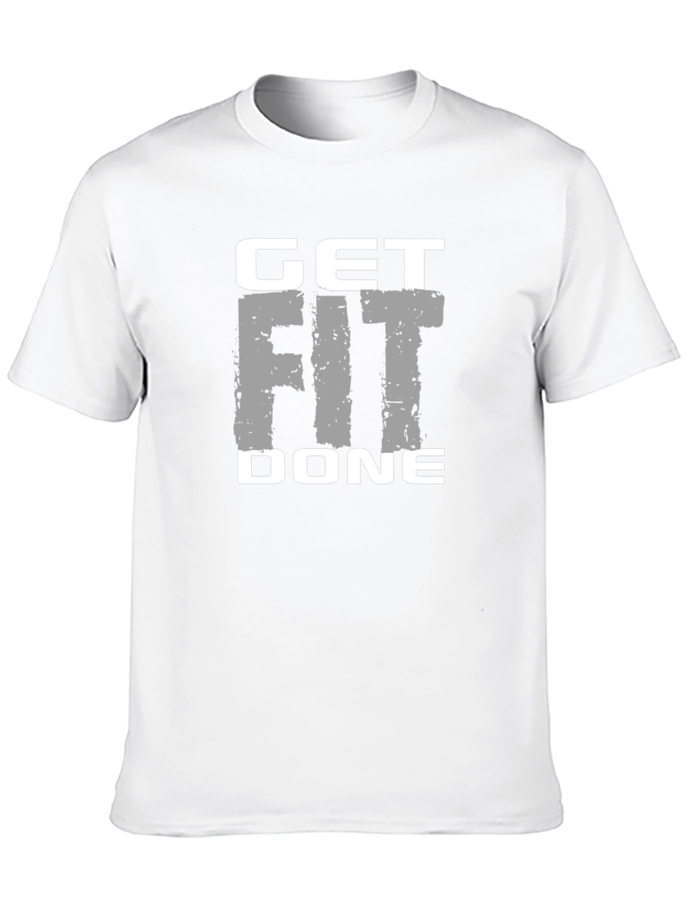 Get Fit Done T-Shirt - Mens Black Fitness Tee