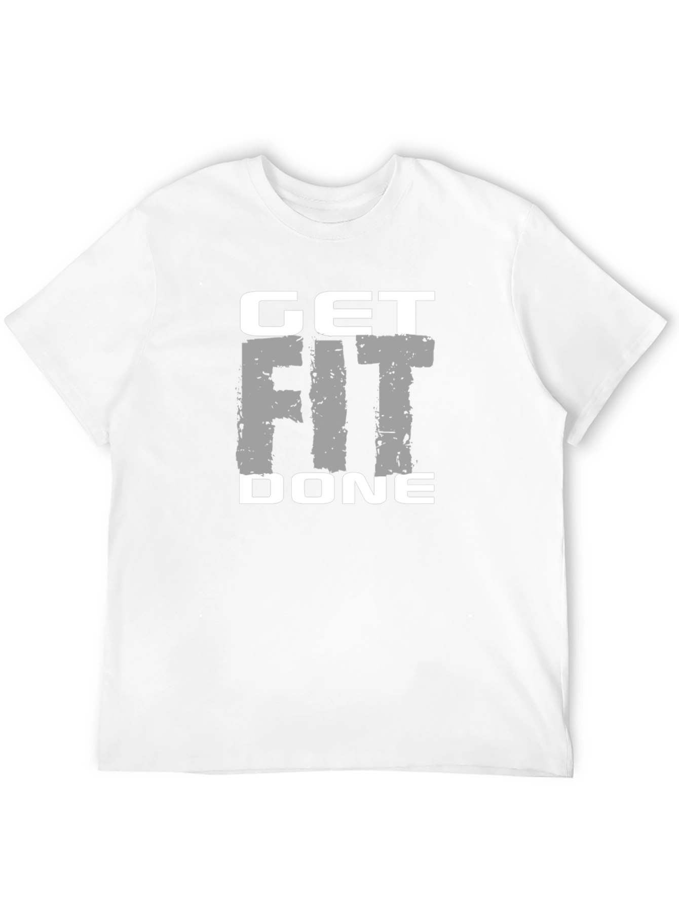 Get Fit Done T-Shirt - Mens Black Fitness Tee