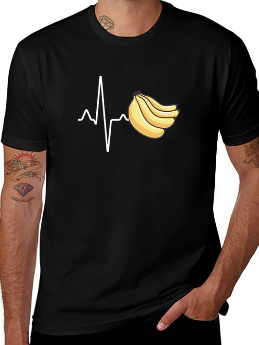 Banana Heartbeat Graphic Tee - Unisex