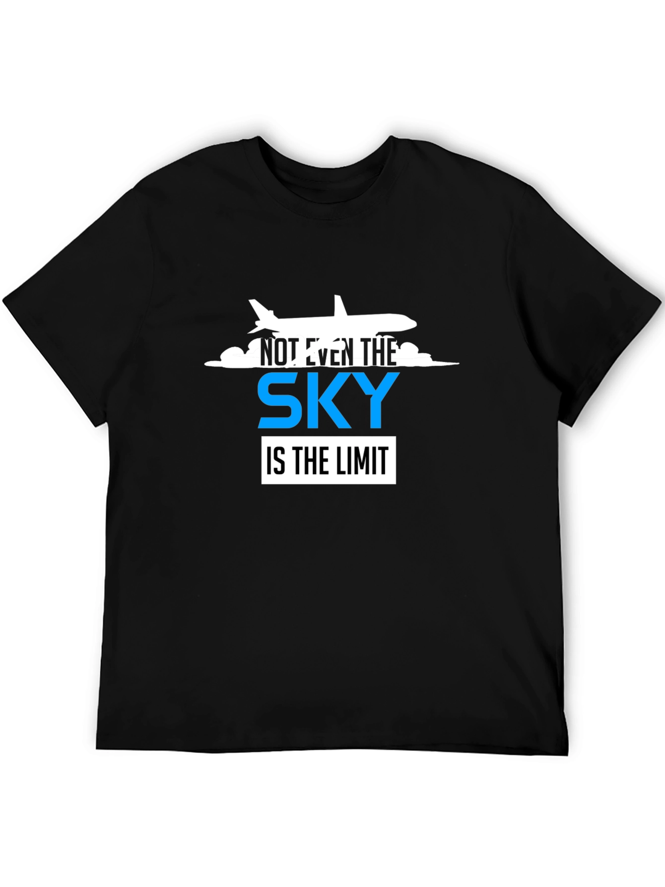 Skys The Limit Graphic Tee - Airplane Shirt