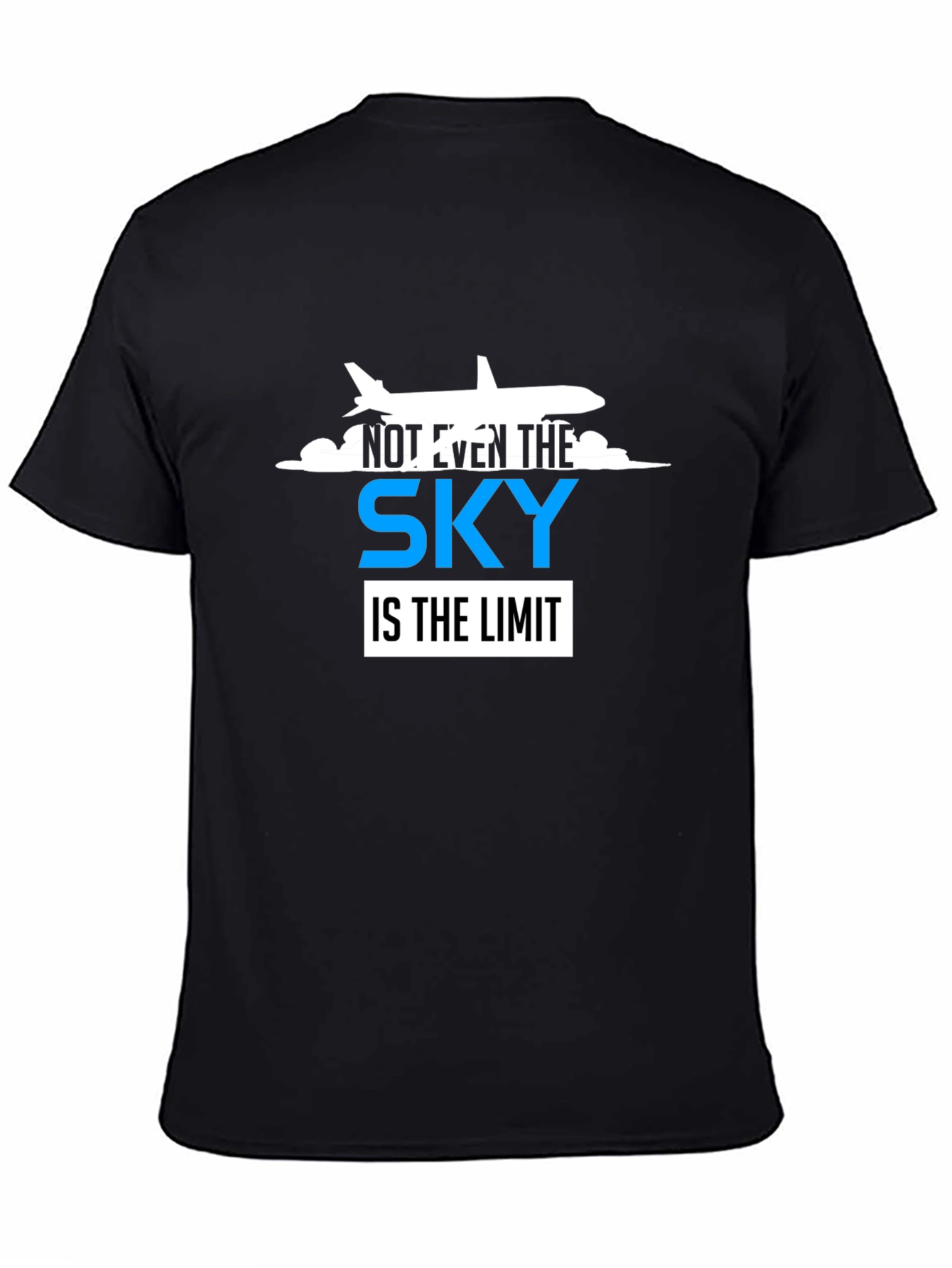 Skys The Limit Graphic Tee - Airplane Shirt