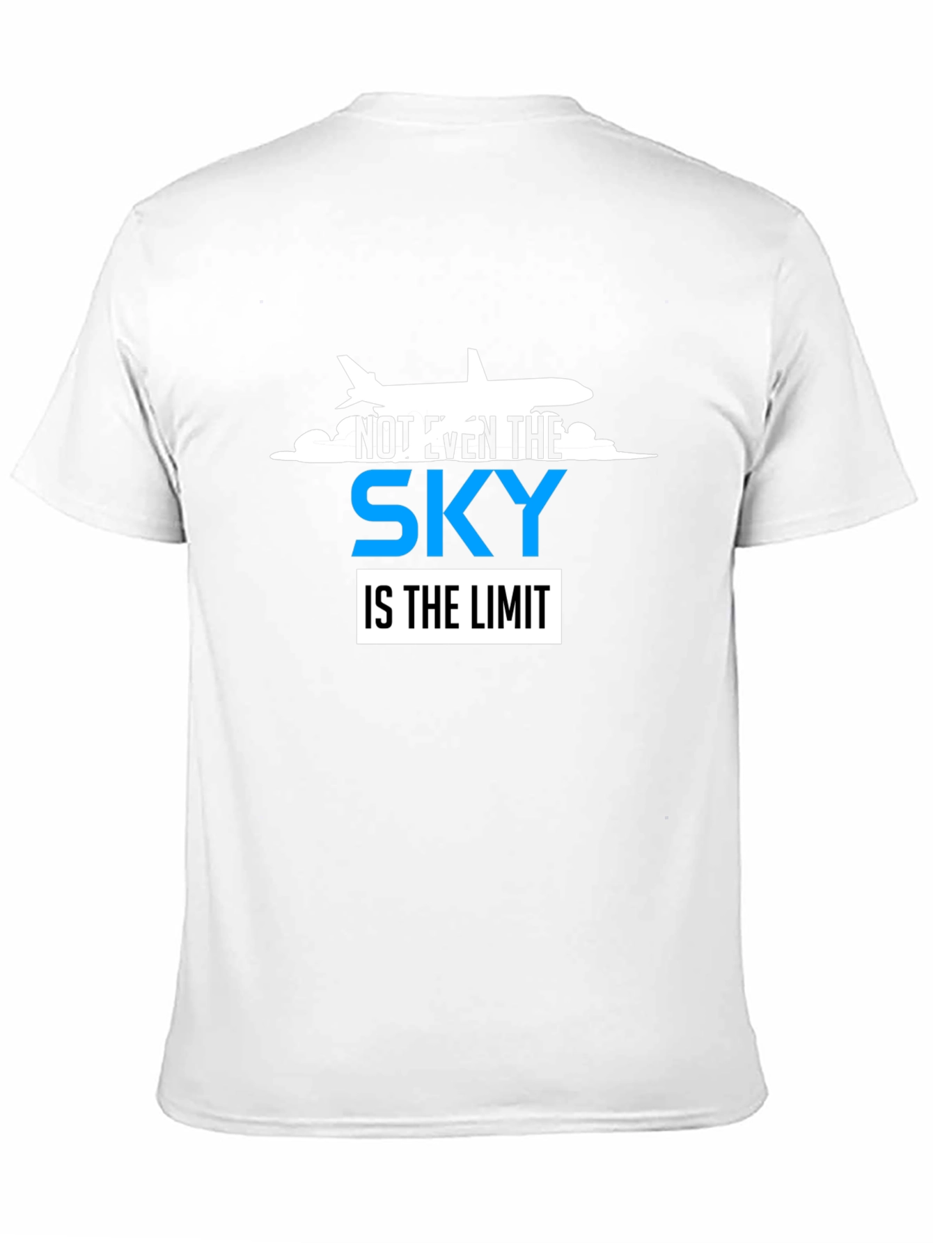 Skys The Limit Graphic Tee - Airplane Shirt