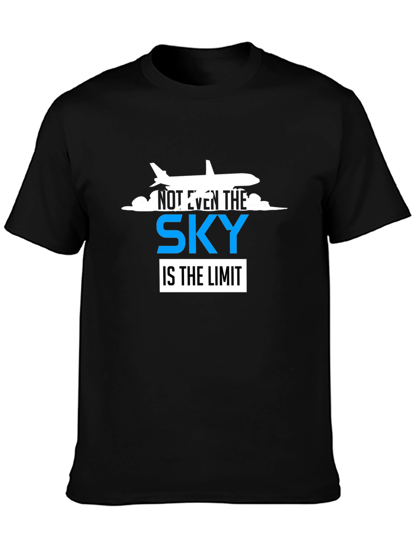 Skys The Limit Graphic Tee - Airplane Shirt