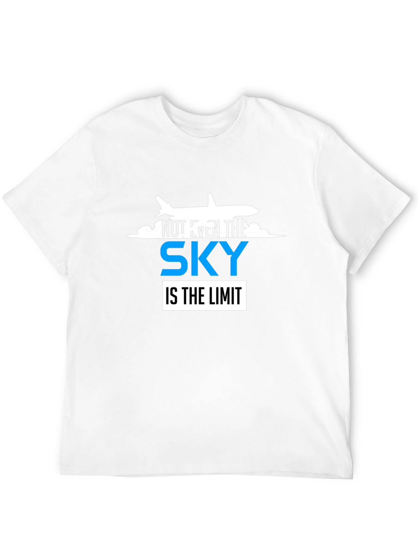 Skys The Limit Graphic Tee - Airplane Shirt