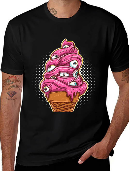 Eye Scream T-Shirt - Creepy Ice Cream Graphic Tee