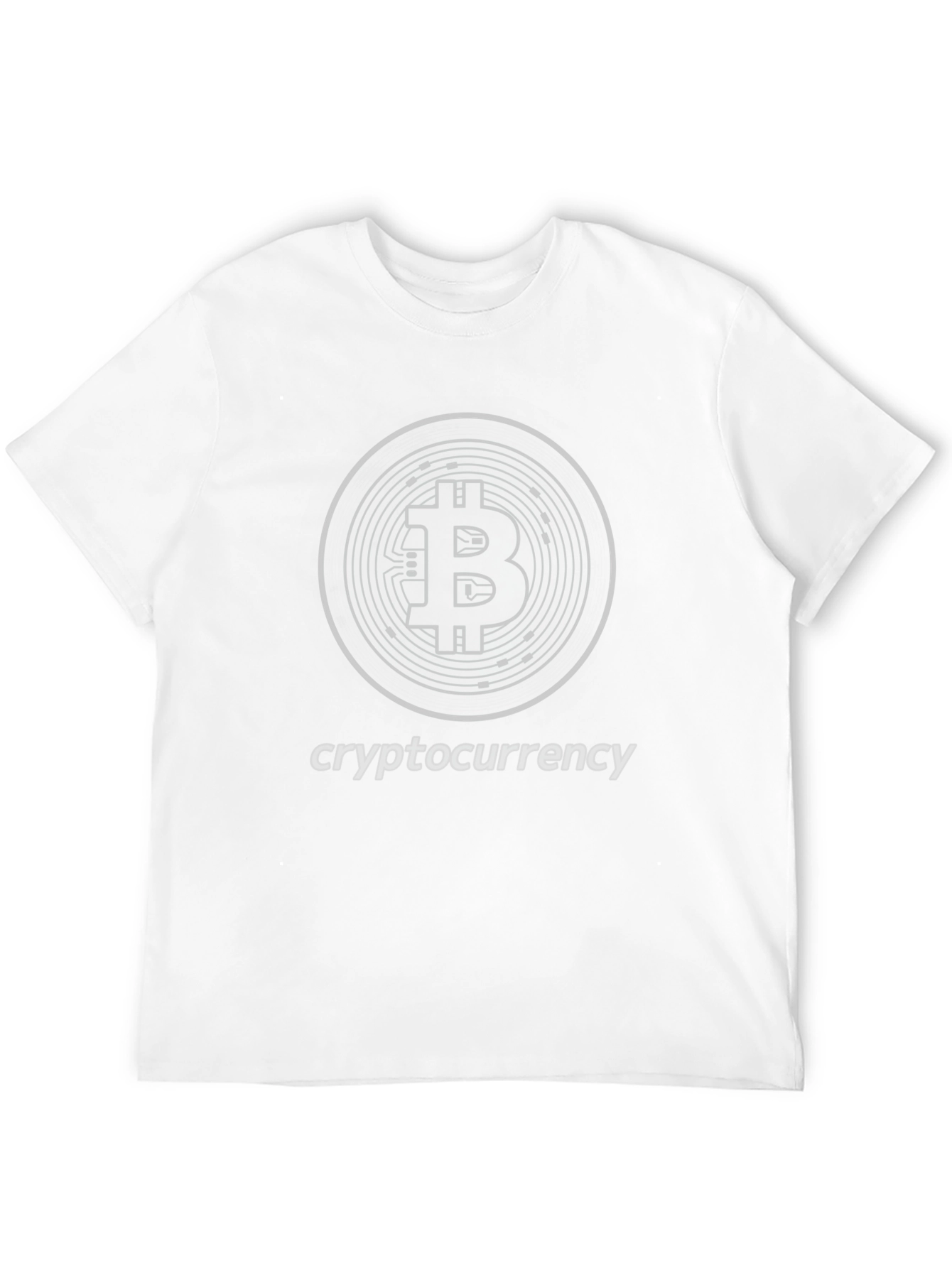 Bitcoin Cryptocurrency Black T-Shirt
