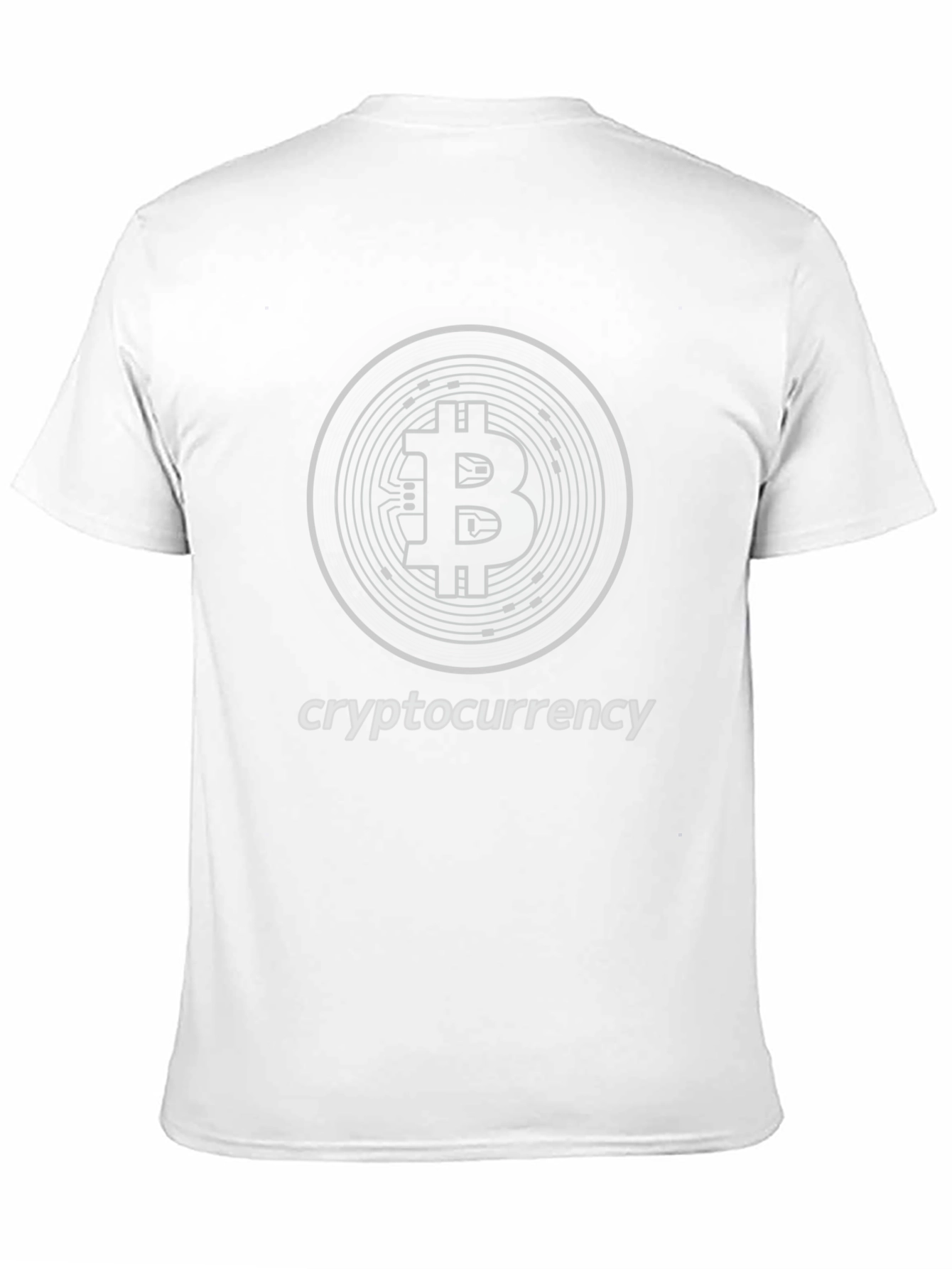 Bitcoin Cryptocurrency Black T-Shirt